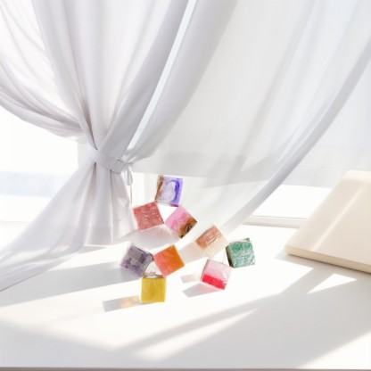 Colorful Cloud Mist Handmade Soap Rose Lavender Essential Oil Soap Cloud Mist Soap Soap-PawDear