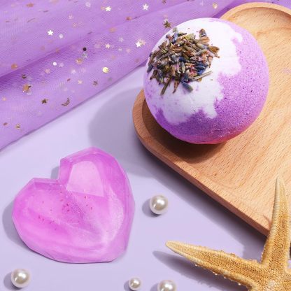 Love Handmade Soap Hand Gift Soap 24K Valentine's Day Gold Foil Soap 50G Wedding Bath Cleaning Love-PawDear