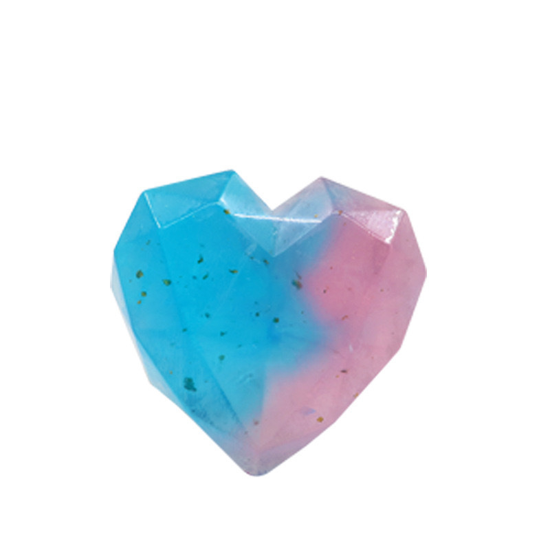 Love Handmade Soap Hand Gift Soap 24K Valentine's Day Gold Foil Soap 50G Wedding Bath Cleaning Love-PawDear