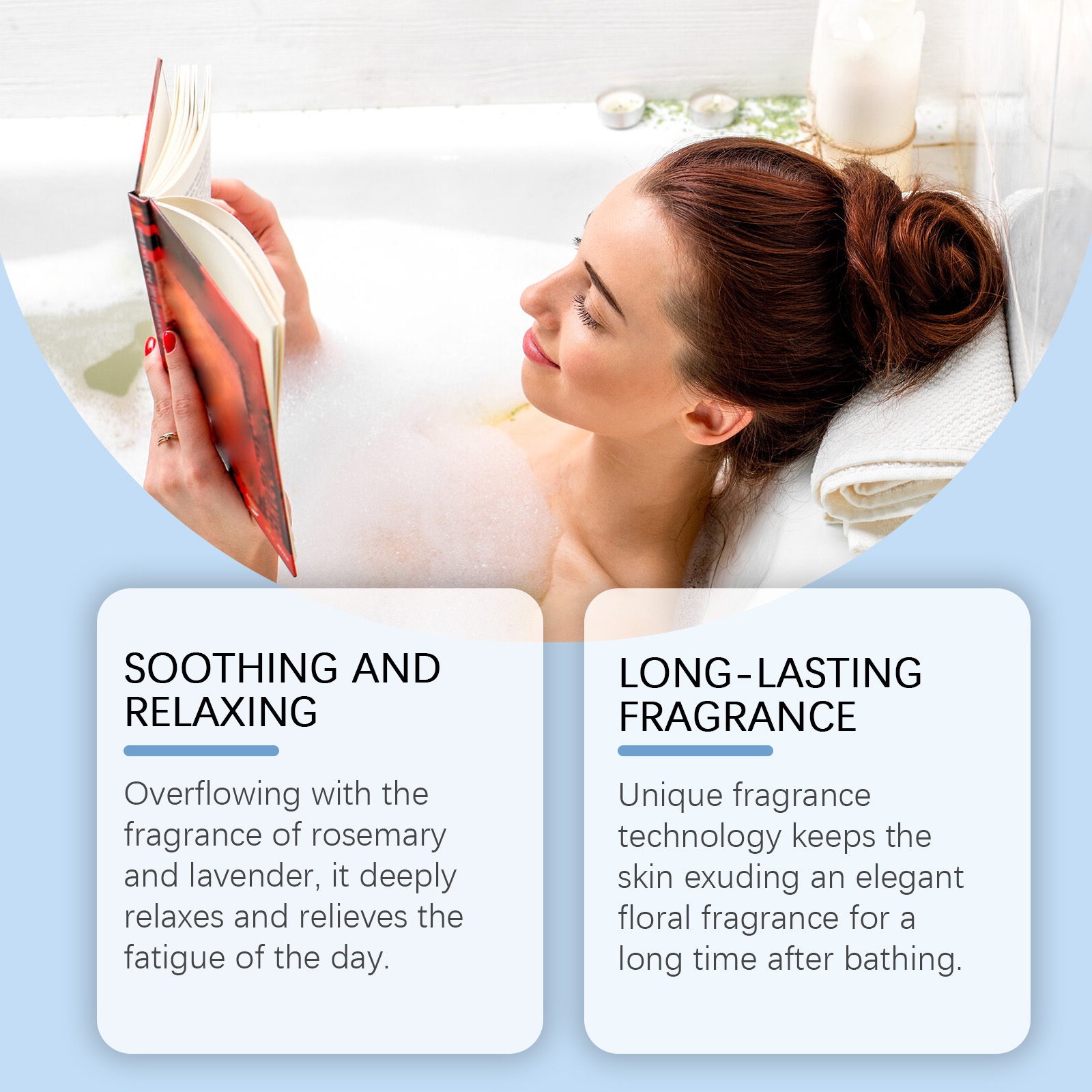 Pawdear Bubble Bath Ball Fragrance Moisturizing Flower Fragrance Long-lasting Fragrance Plant Cleansing Skin Bubble Bath Ball-PawDear