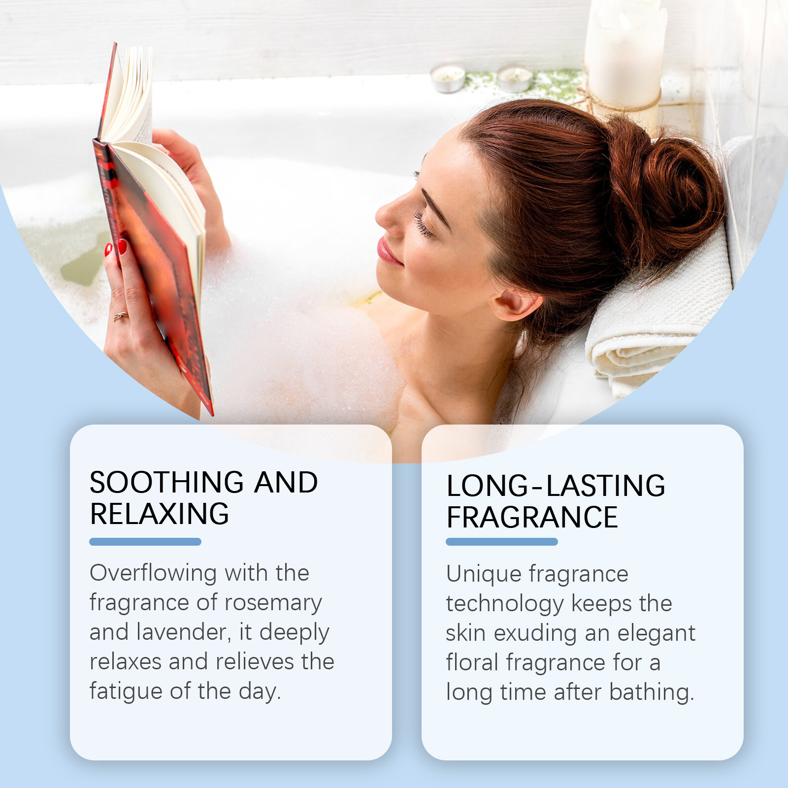 Pawdear Bubble Bath Ball Fragrance Moisturizing Flower Fragrance Long-lasting Fragrance Plant Cleansing Skin Bubble Bath Ball-PawDear