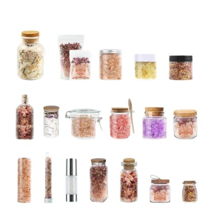 Body Scrub Cream Sea Salt Essential Oil Fragrance Bath Himalayan Salt Hand Gift Bath Salt-PawDear