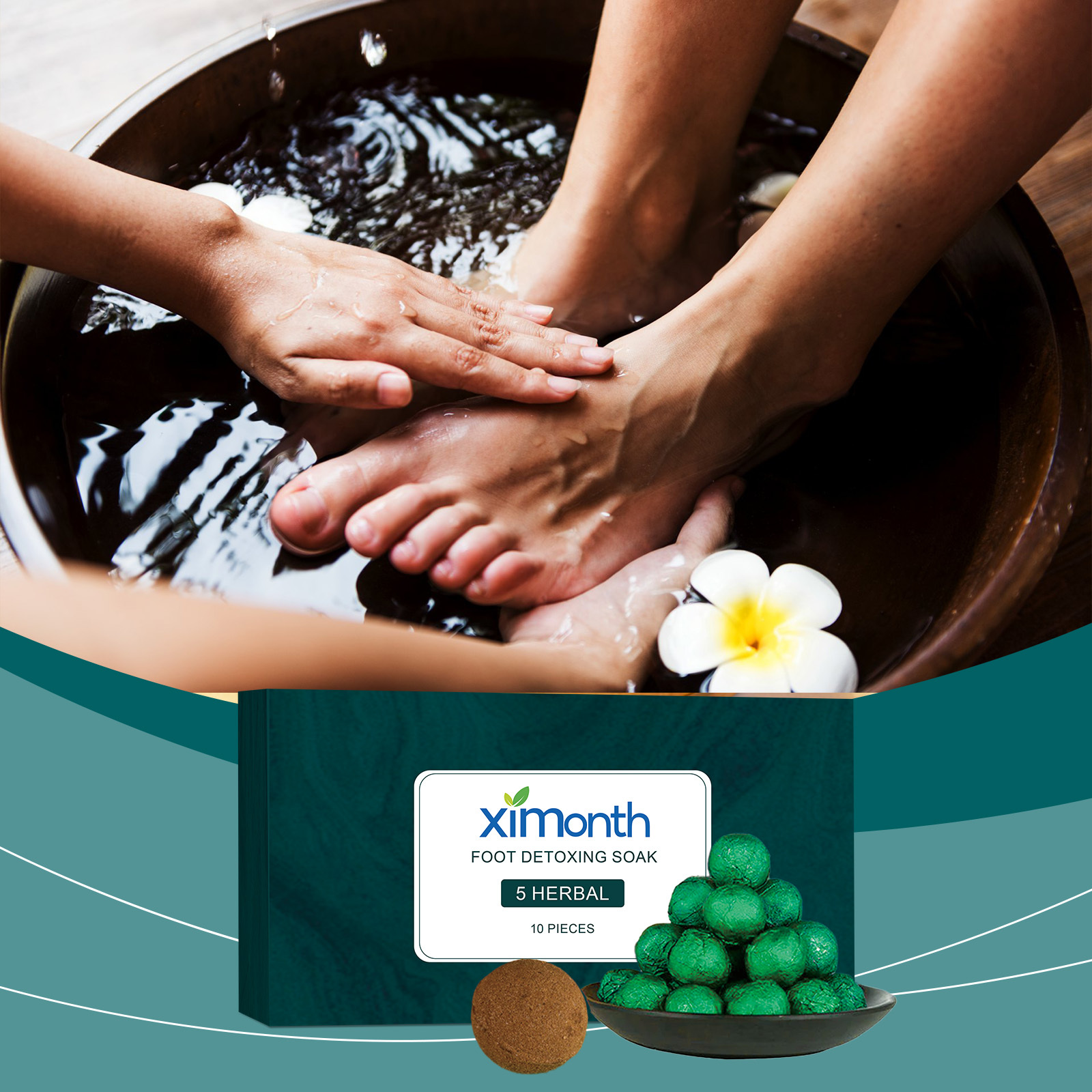 Pawdear Herbal Foot Bath Ball Contains Herbal ingredients To Soothe Leg Discomfort And Moisturize Skin Foot Care-PawDear