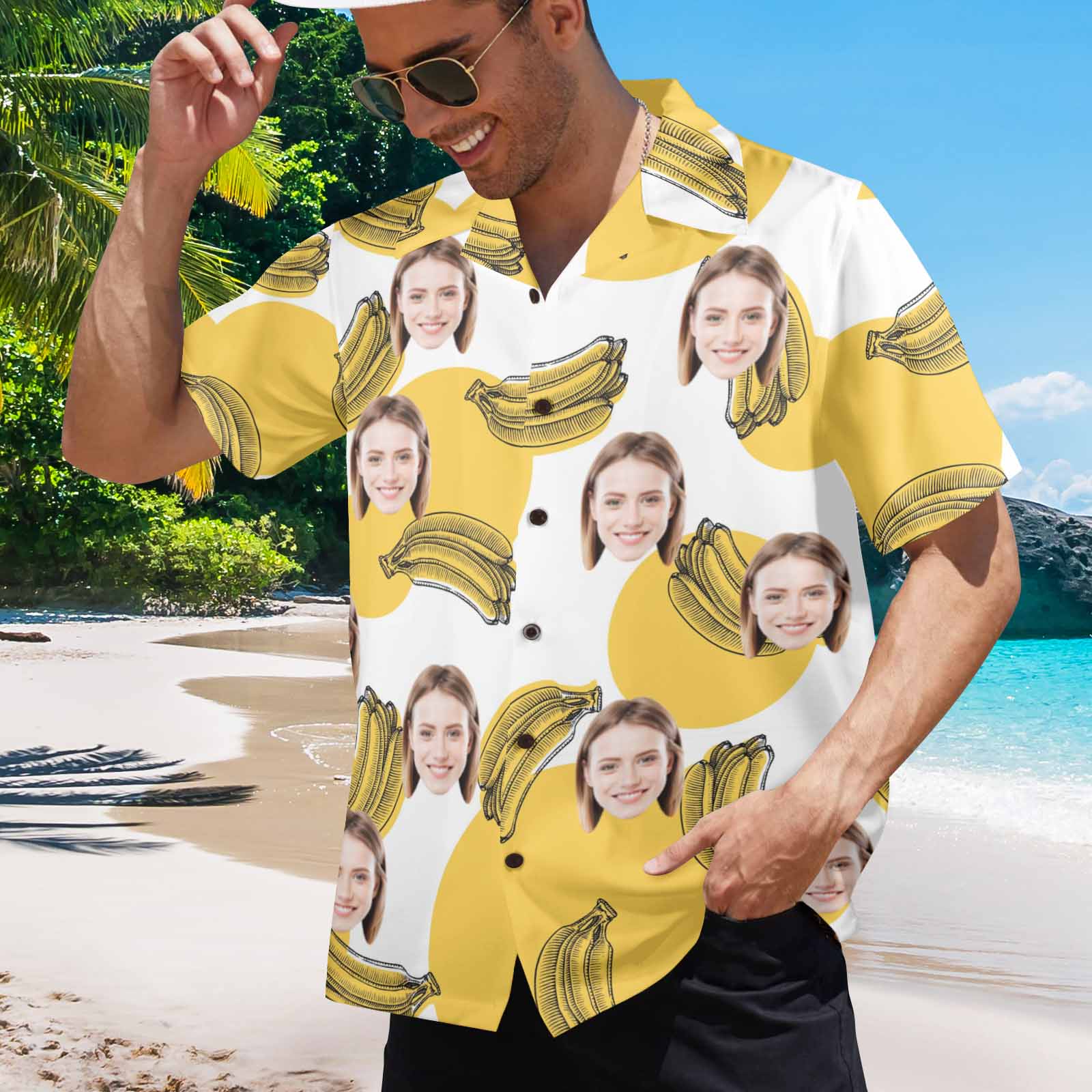 20250415-HHN-9 Men's All Over Print Hawaiian Shirt (T58)(Made in Queen)