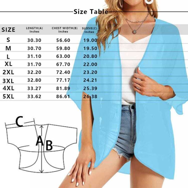 Custom Custom Face American Flag Swim Bikini Cover Up Dress Personalized Women's V-Neck Bikini Beach Tunic Top #Celebrate July Fourth Women's Kimono Chiffon Cover Up - YesCustom