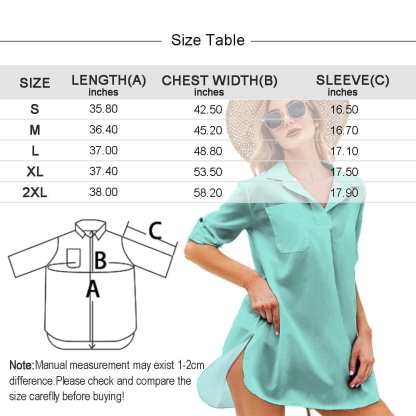Custom Custom Face American Flag Swim Bikini Cover Up Dress Personalized Women's V-Neck Bikini Beach Tunic Top #Celebrate July Fourth Women's Kimono Chiffon Cover Up - YesCustom