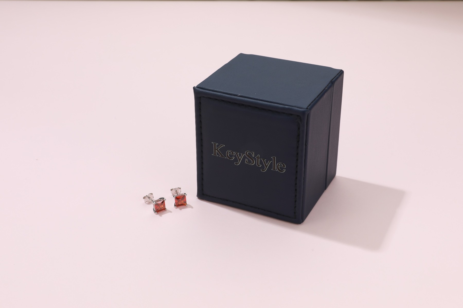 KeyStyle Paste Jewellery Birthstone S925 Sterling Silver Earrings for Women