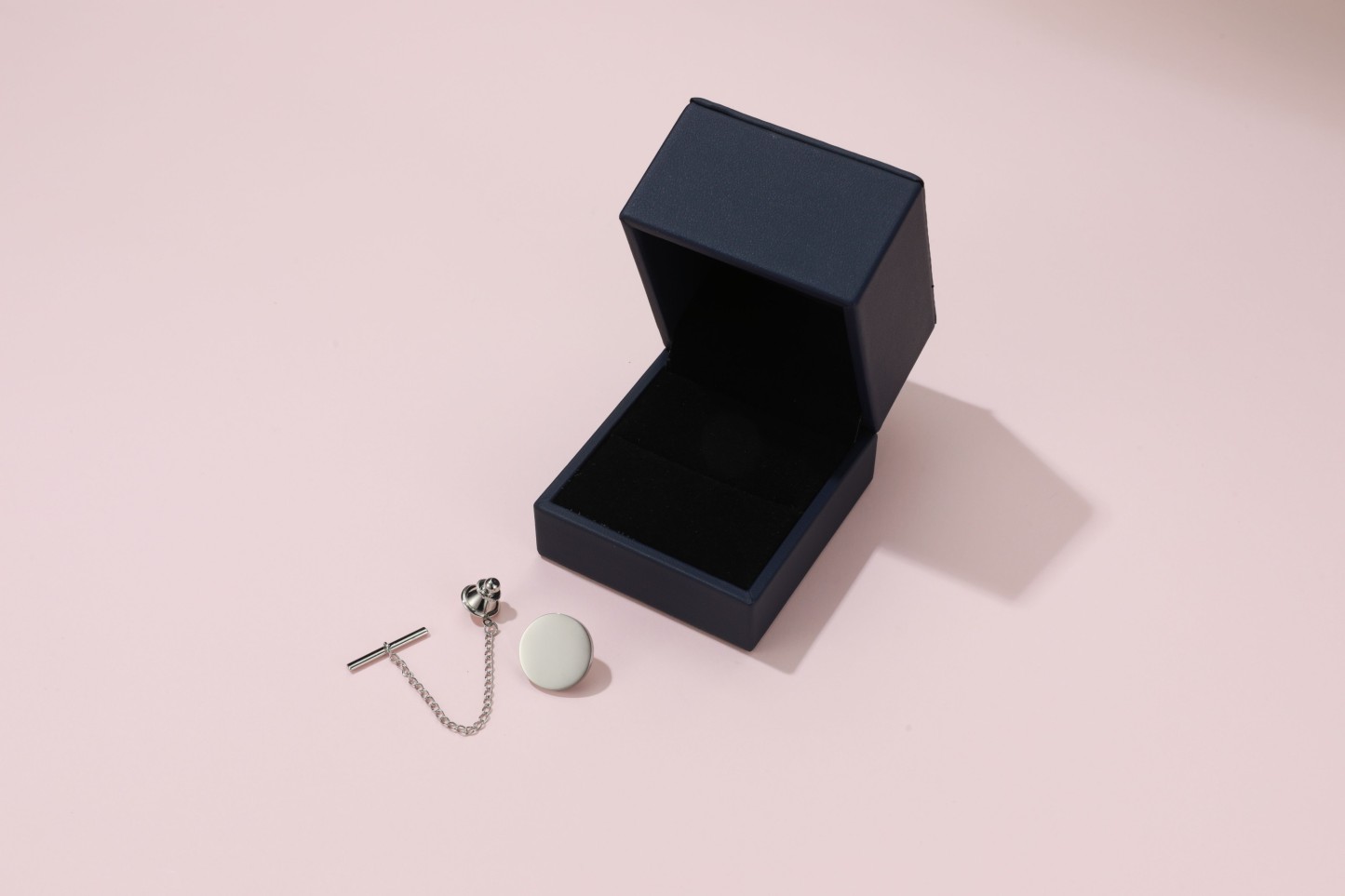 KeyStyle Tie Pins With Chain for Men Regular Ties, Wedding Business Anniversary Tie Pins