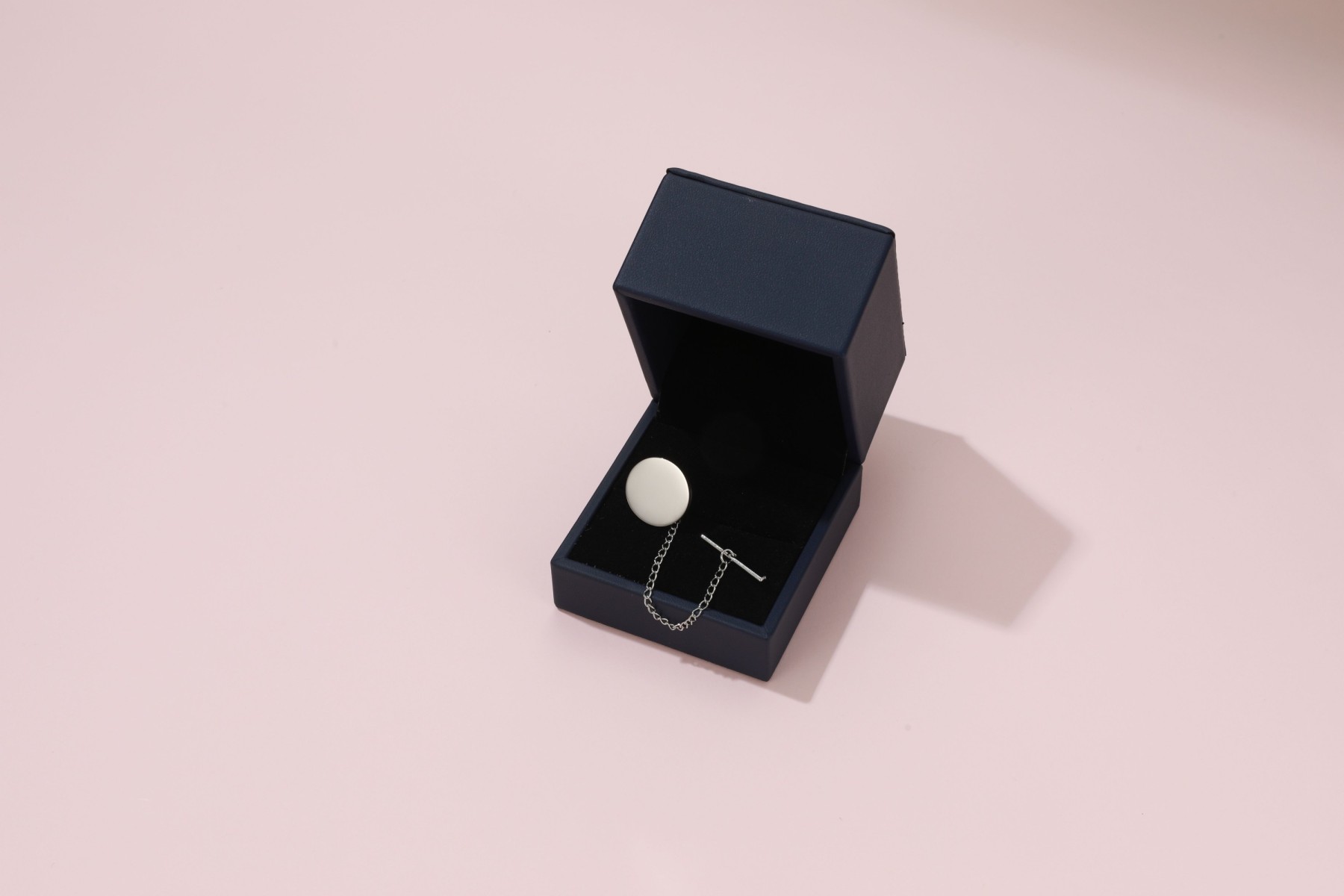 KeyStyle Tie Pins With Chain for Men Regular Ties, Wedding Business Anniversary Tie Pins