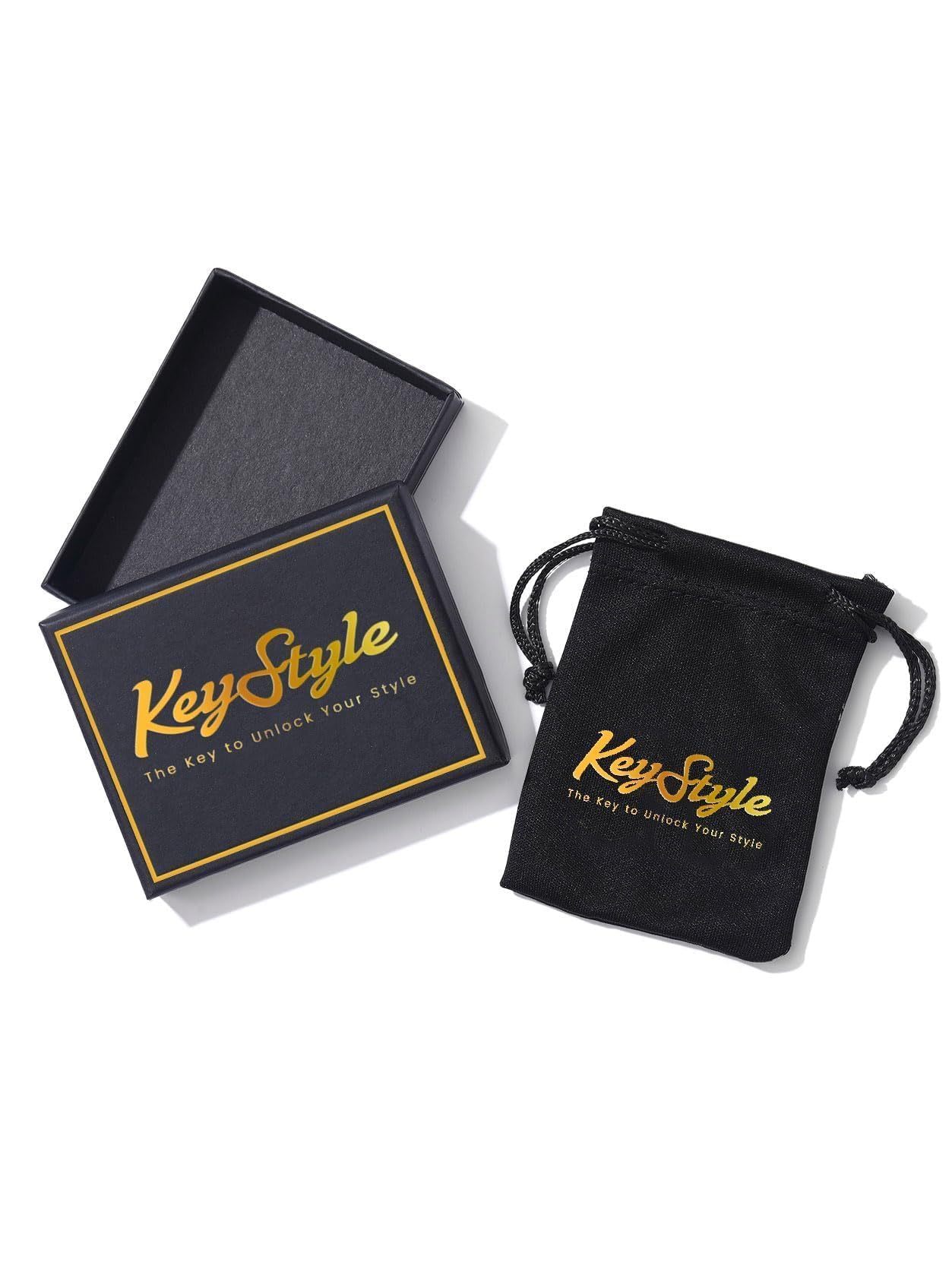 KeyStyle Gold Initial Ring for Women Alphabet Letter Ring Adjustable 14K Gold Plated Personalized Bold Statement Jewelry Stacking Ring Gifts for Her