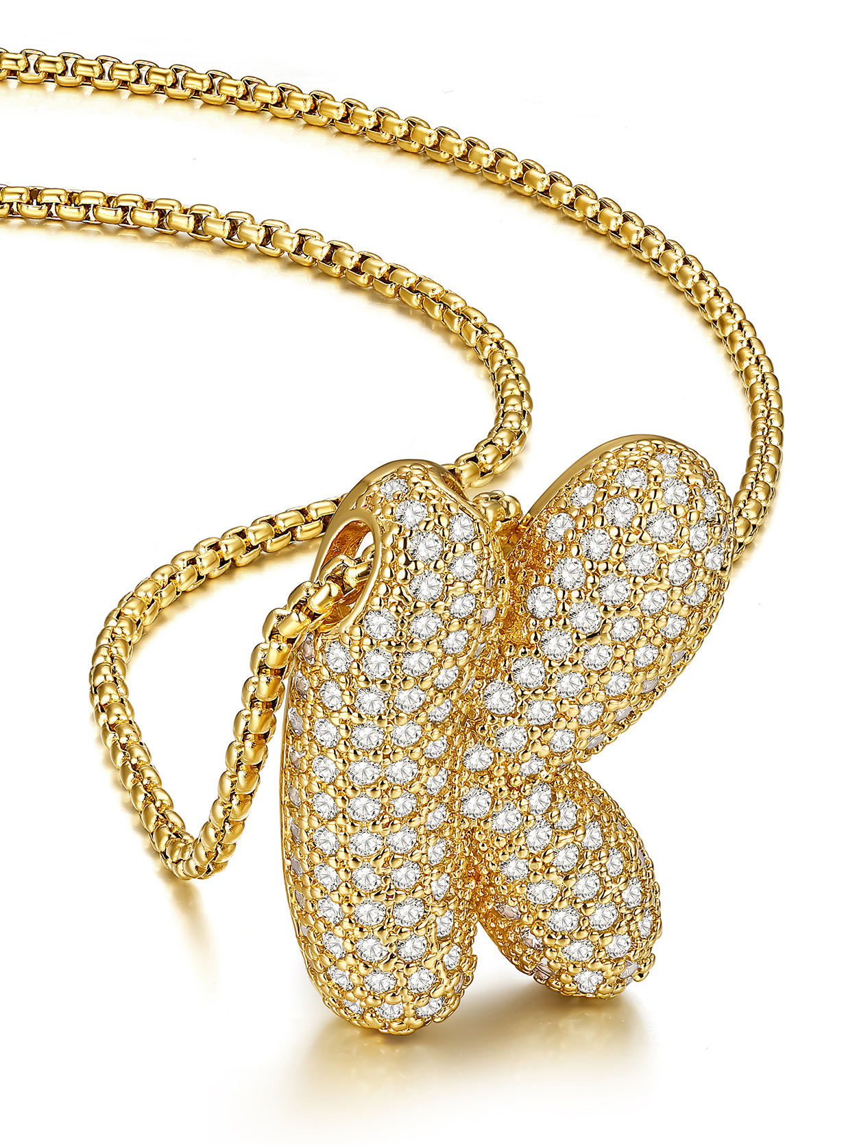 KeyStyle Initial Necklace for Women Shiny Gold Bubble Letter Necklace Alphabet Adjustable Personalized Jewelry Birthday Gift for Women