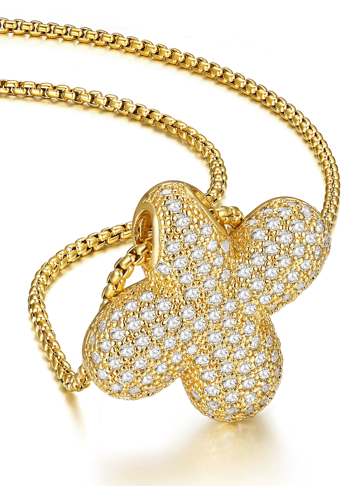 KeyStyle Initial Necklace for Women Shiny Gold Bubble Letter Necklace Alphabet Adjustable Personalized Jewelry Birthday Gift for Women