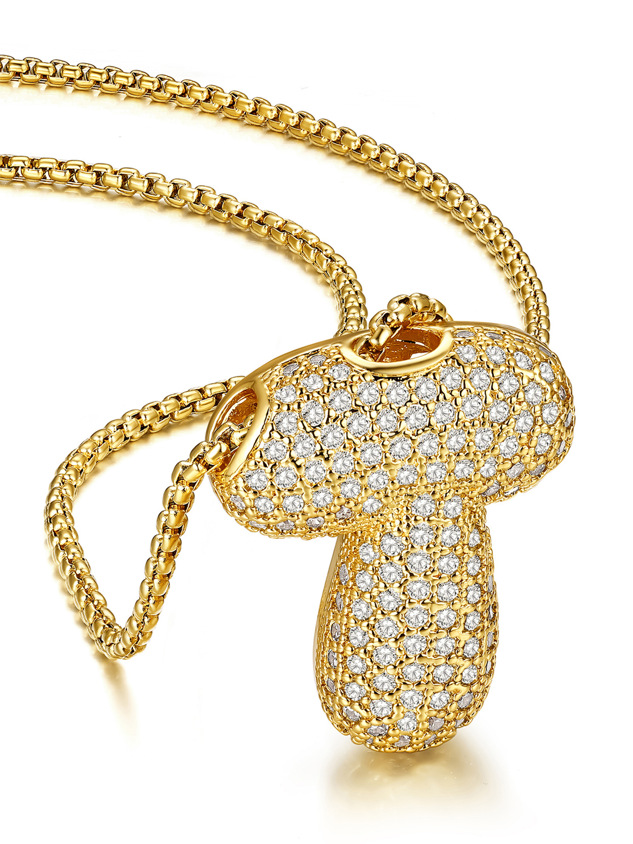 KeyStyle Initial Necklace for Women Shiny Gold Bubble Letter Necklace Alphabet Adjustable Personalized Jewelry Birthday Gift for Women