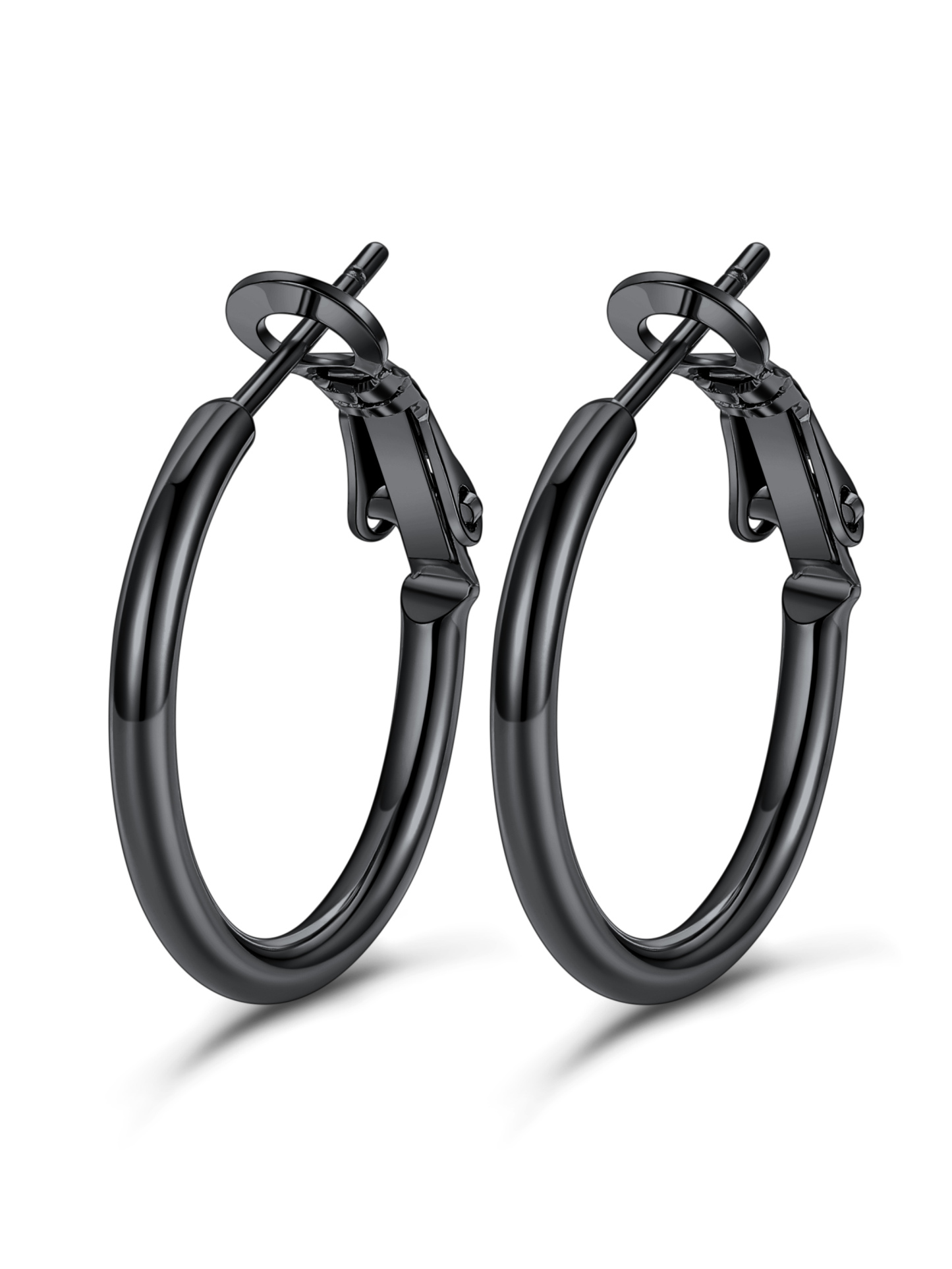 KeyStyle 70mm Hoop Earrings Large Stainless Steel Big Hoop Earrings for Women Lightweight Earrings Jewelry Everyday Gift for Women