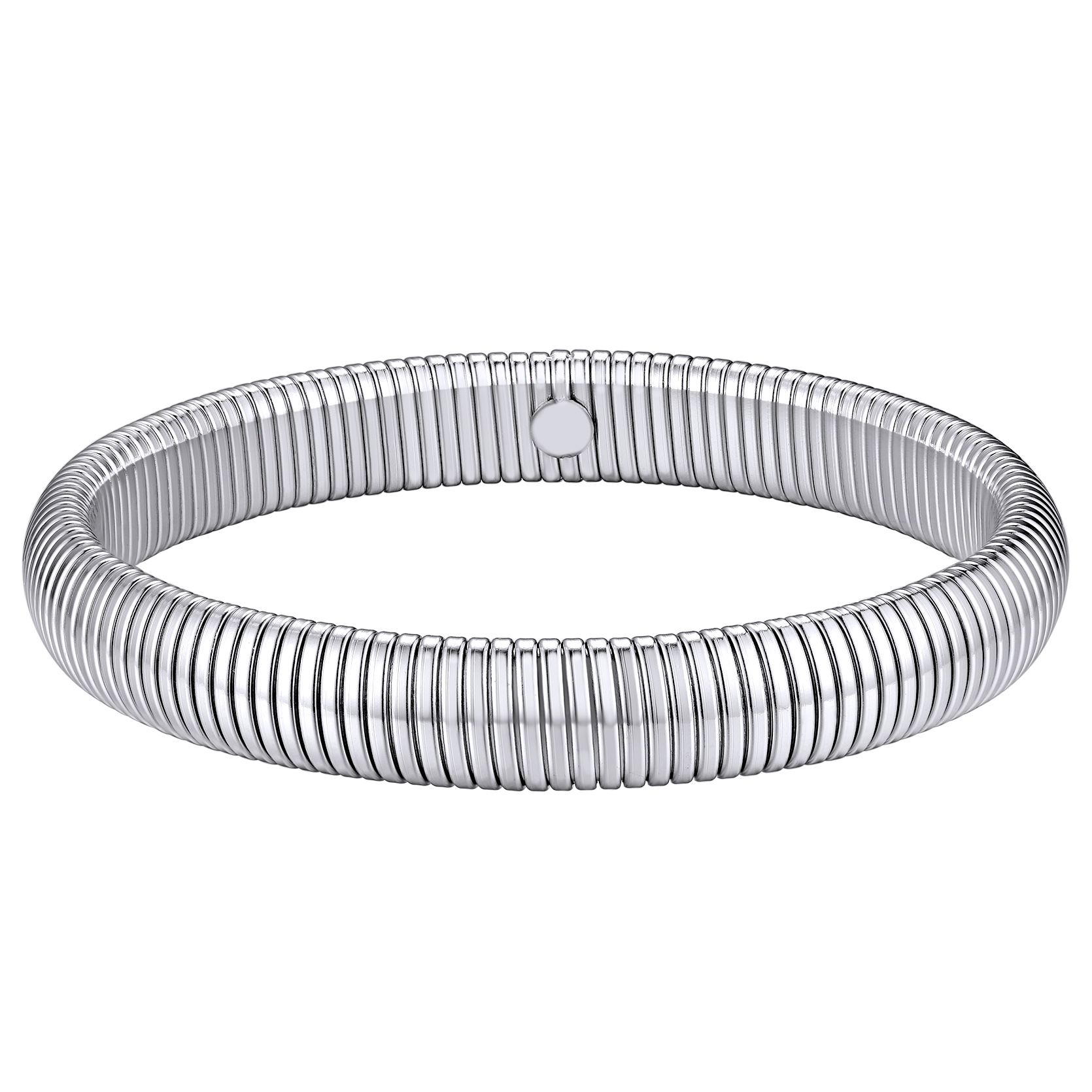 KeyStyle Bangle Bracelets for Women Snake Cobra Wide Bangle Bracelets Flexible Stretch Three Tone Twisted Bands Bracelet Birthday Jewelry Gift for Women