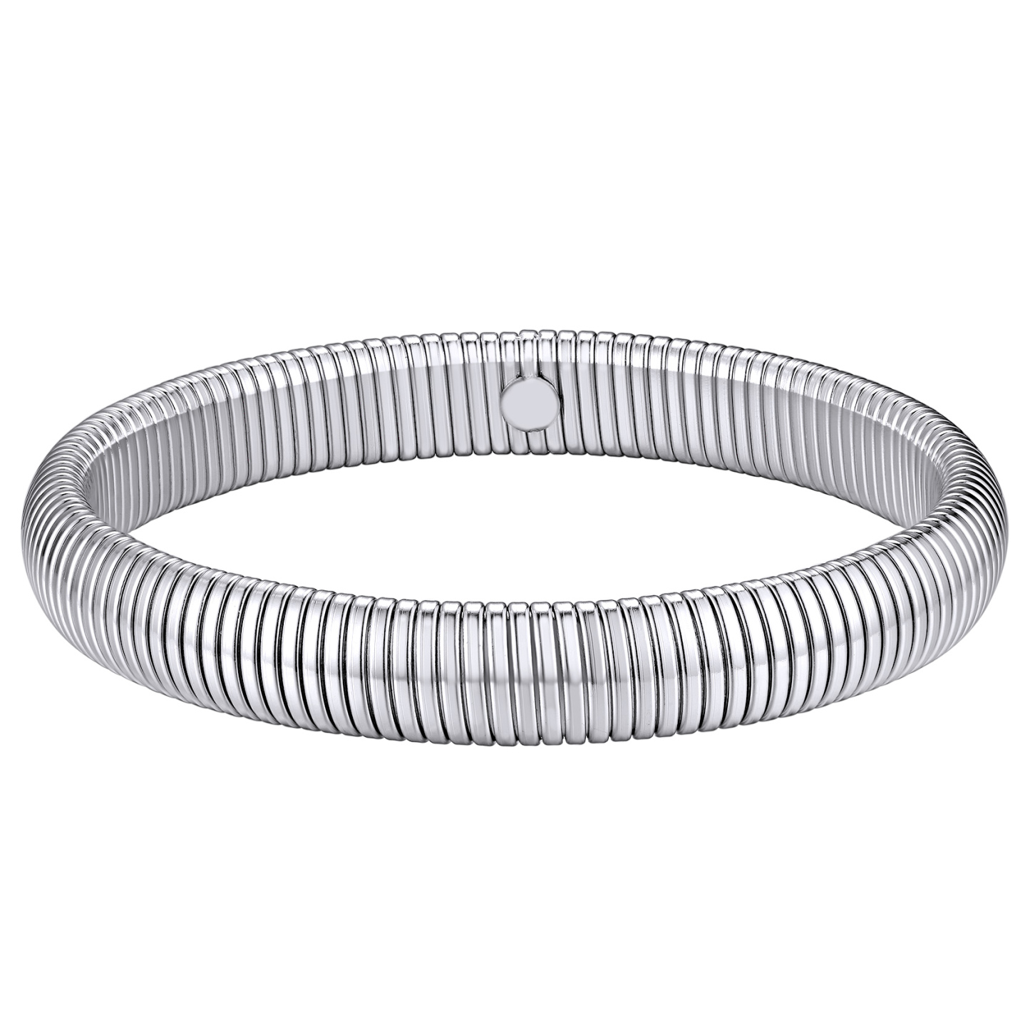 KeyStyle Bangle Bracelets for Women Snake Cobra Wide Bangle Bracelets Flexible Stretch Three Tone Twisted Bands Bracelet Birthday Jewelry Gift for Women