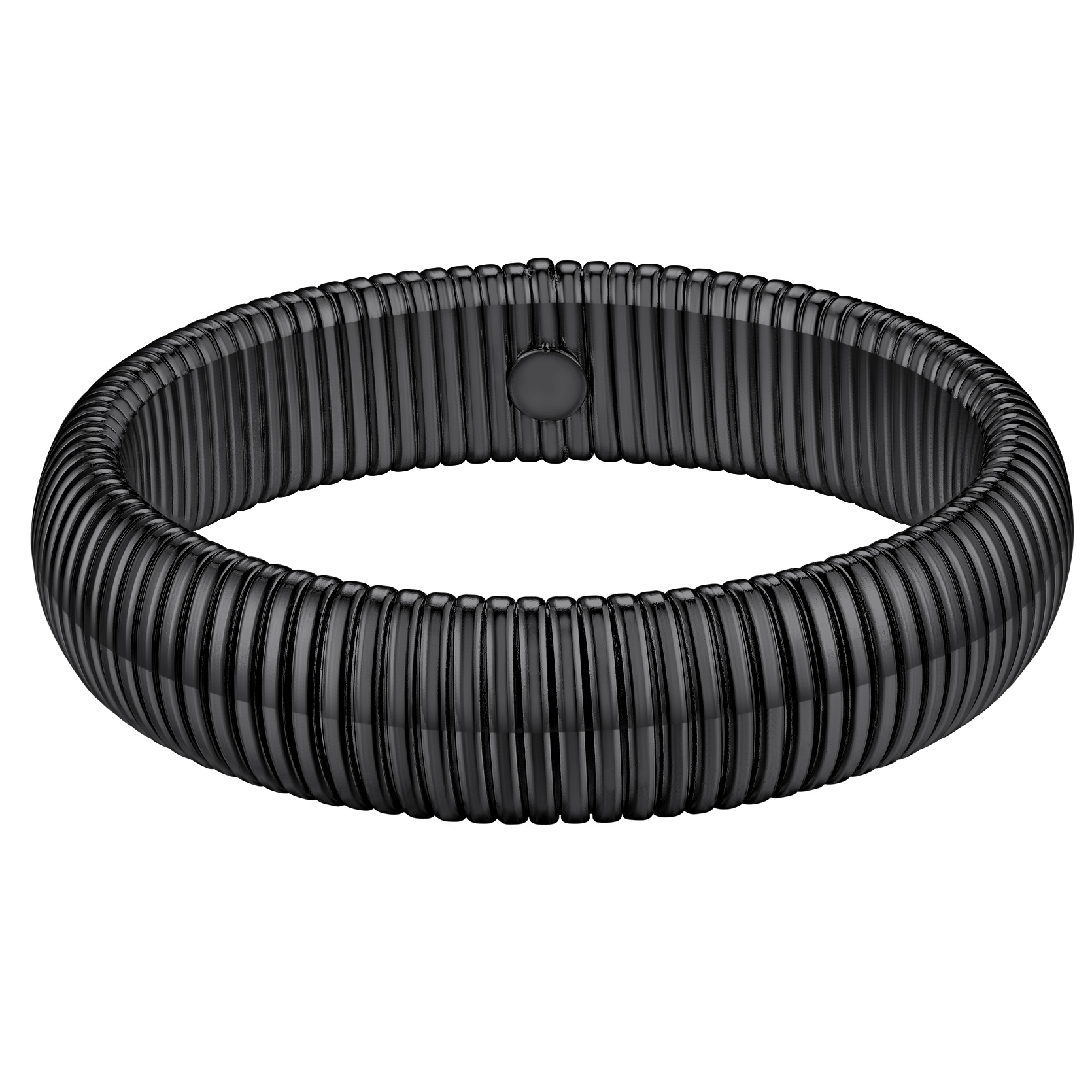 KeyStyle Bangle Bracelets for Women Snake Cobra Wide Bangle Bracelets Flexible Stretch Three Tone Twisted Bands Bracelet Birthday Jewelry Gift for Women