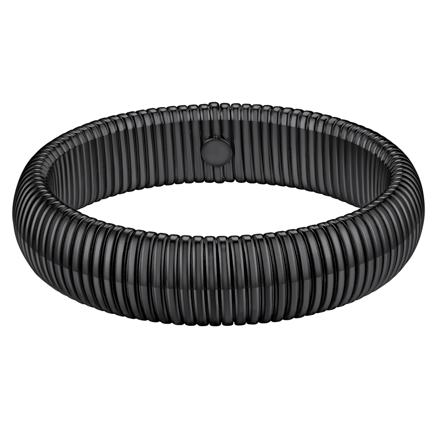 KeyStyle Bangle Bracelets for Women Snake Cobra Wide Bangle Bracelets Flexible Stretch Three Tone Twisted Bands Bracelet Birthday Jewelry Gift for Women