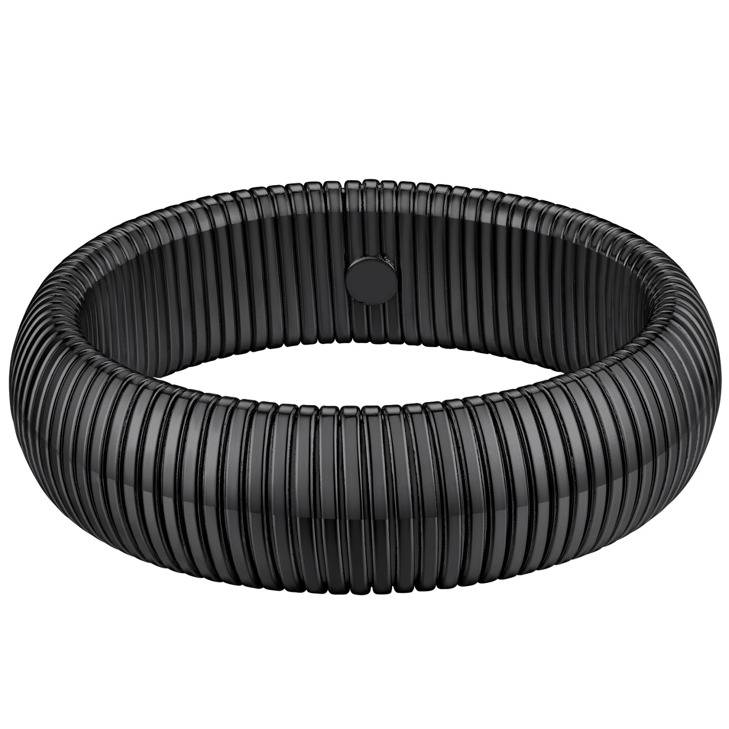 KeyStyle Bangle Bracelets for Women Snake Cobra Wide Bangle Bracelets Flexible Stretch Three Tone Twisted Bands Bracelet Birthday Jewelry Gift for Women