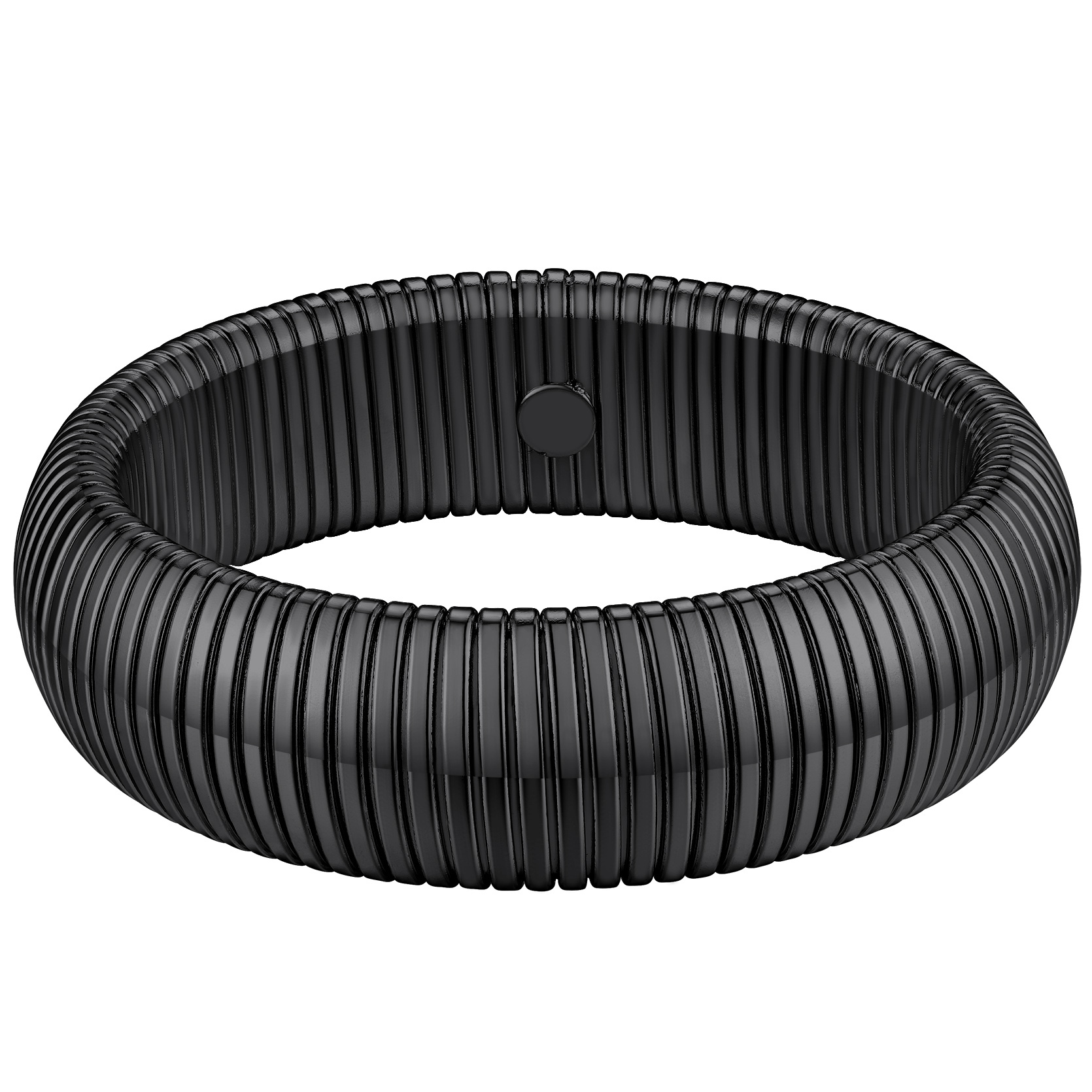 KeyStyle Bangle Bracelets for Women Snake Cobra Wide Bangle Bracelets Flexible Stretch Three Tone Twisted Bands Bracelet Birthday Jewelry Gift for Women