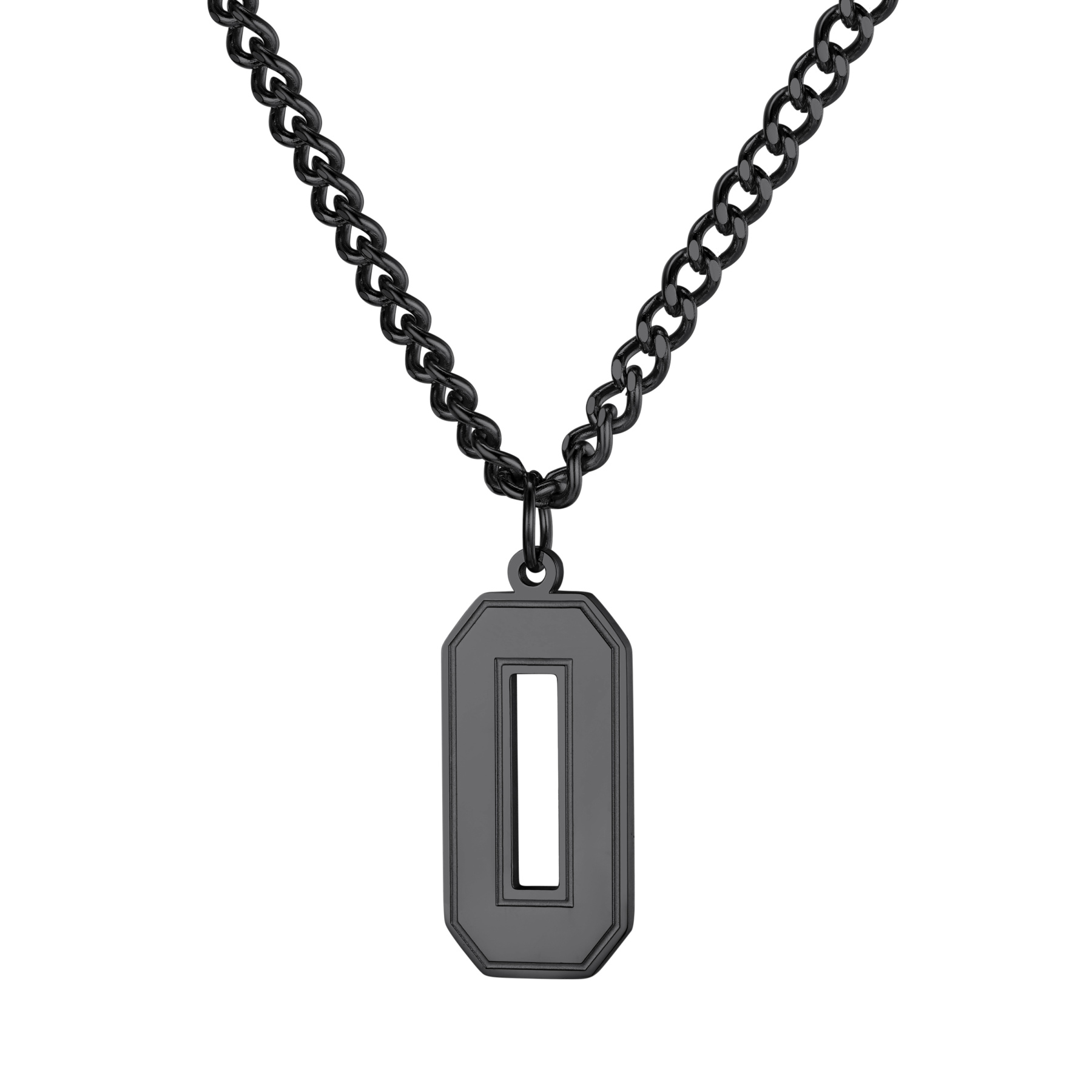 KeyStyle Number Necklace For Men Women Sport Number Chain Pendant Baseball Necklace for Athletes Jewelry Gift for Him, Number 0-9 Pendant
