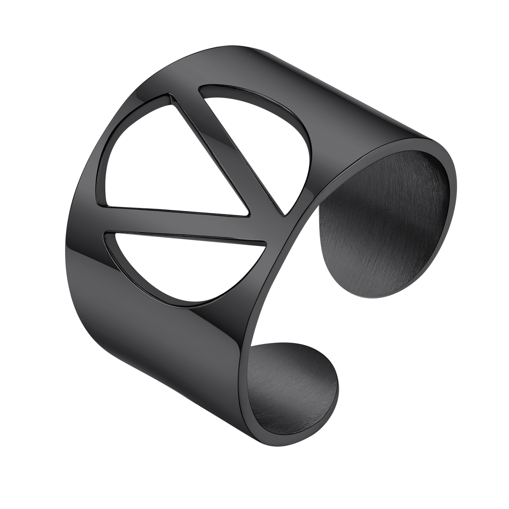 KeyStyle Gold Plated Initial Rings for Women Letter Statement Cuff Rings for Men Adjustable Jewelry Birthday Gift for Women