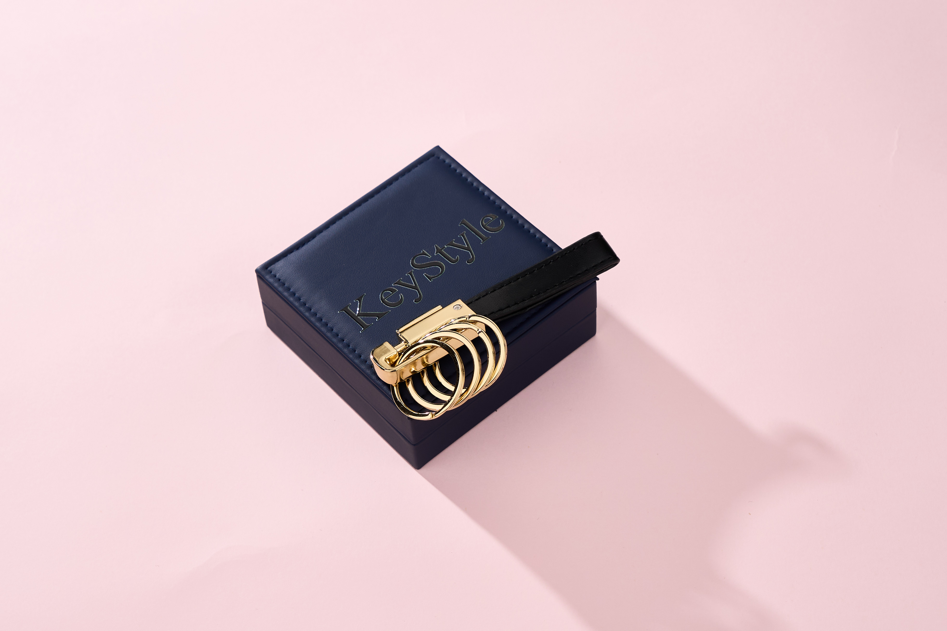 KeyStyle Leather Key Rings, Universal Key Chain Holder for Men and Women