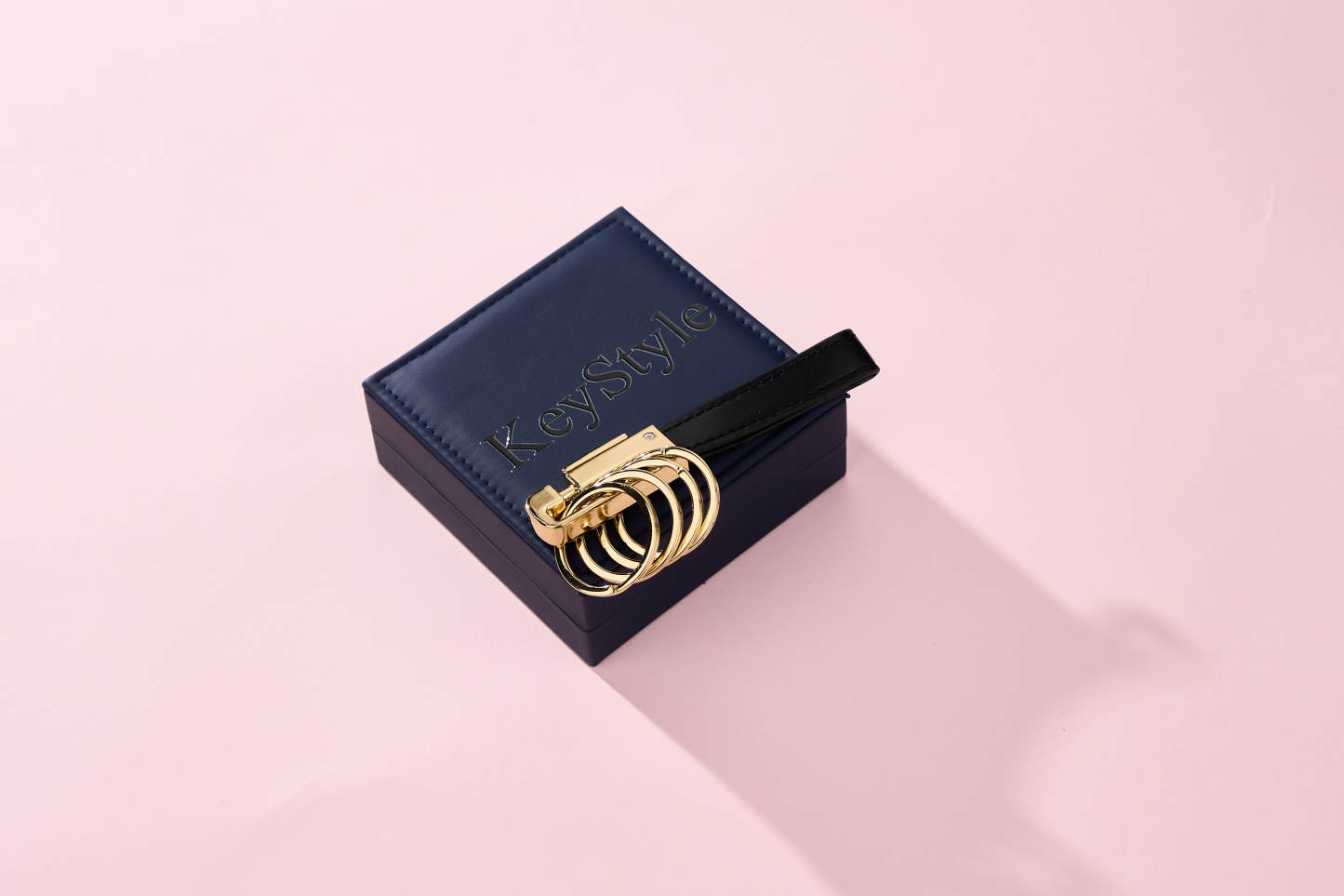 KeyStyle Leather Key Rings, Universal Key Chain Holder for Men and Women