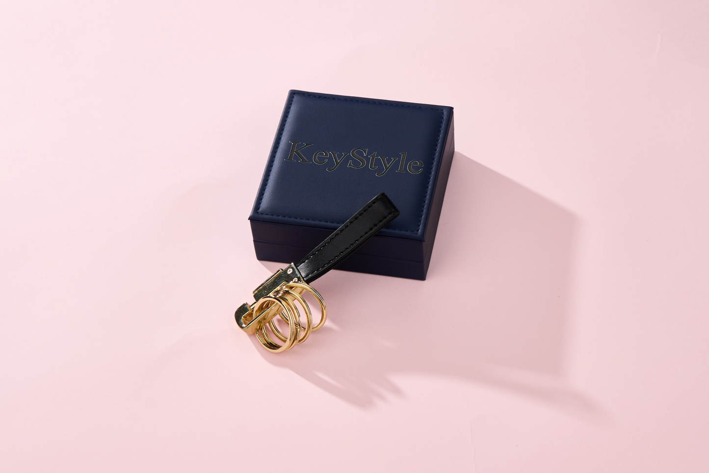 KeyStyle Leather Key Rings, Universal Key Chain Holder for Men and Women