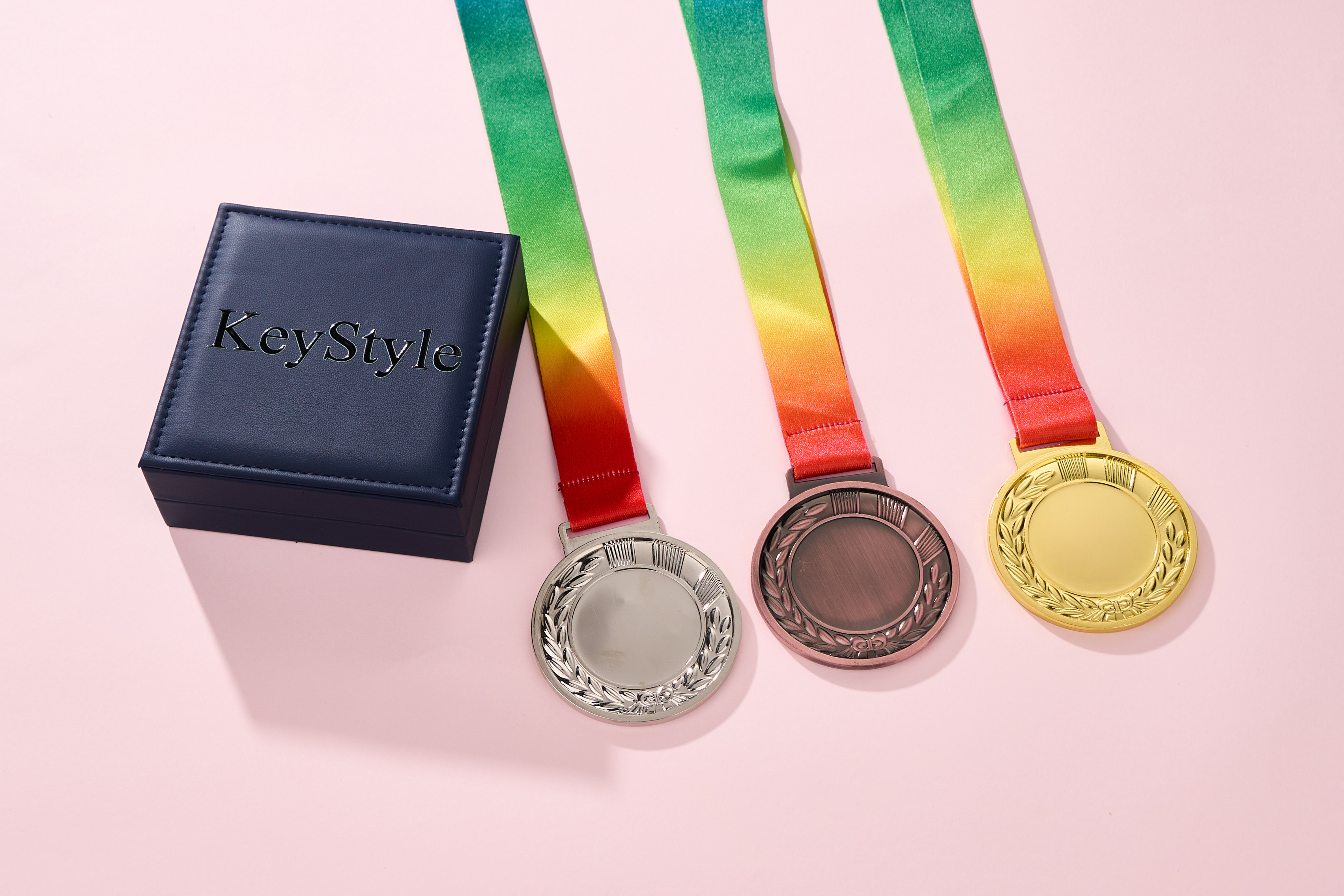 KeyStyle 3 Pcs Sports Medals for Game Basketball Football Soccer Baseball Softball Volleyball Players Medals for Team