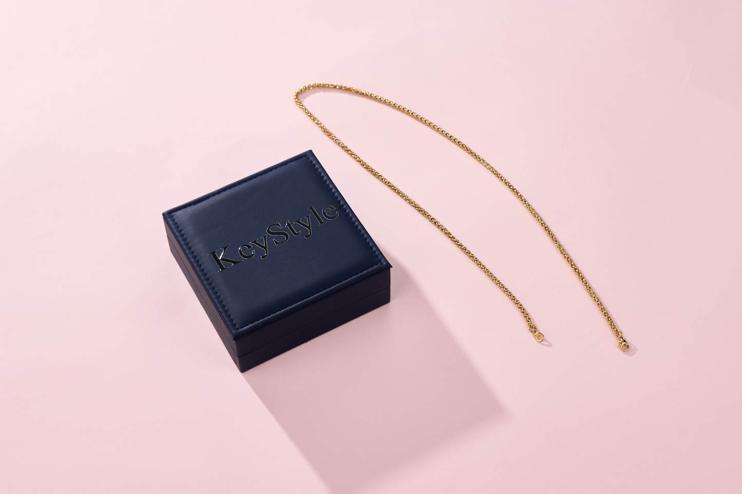 KeyStyle 14K Gold Plated Chain Necklaces for Women Men, Necklaces with Gift Box