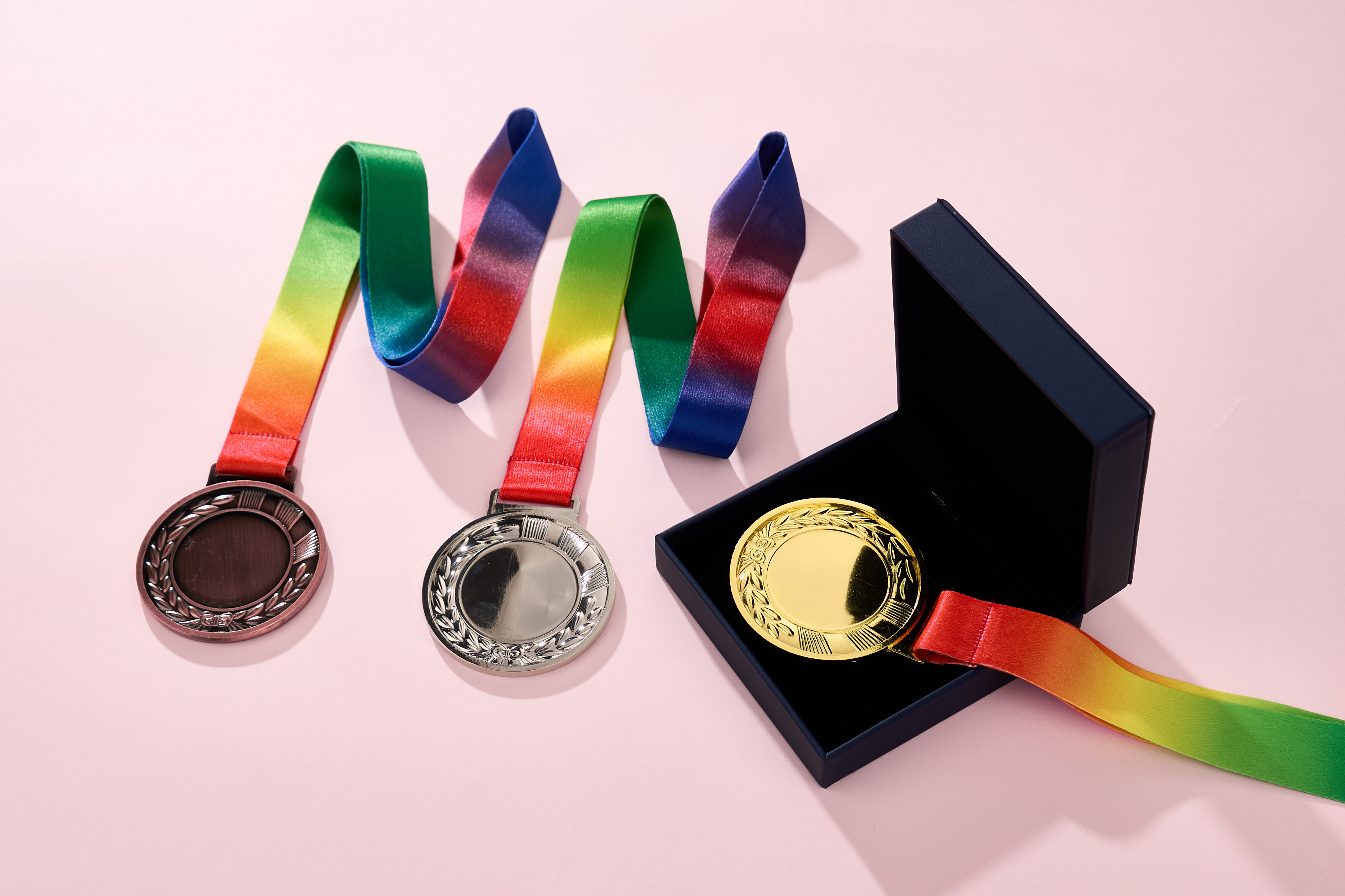 KeyStyle 3 Pcs Sports Medals for Game Basketball Football Soccer Baseball Softball Volleyball Players Medals for Team