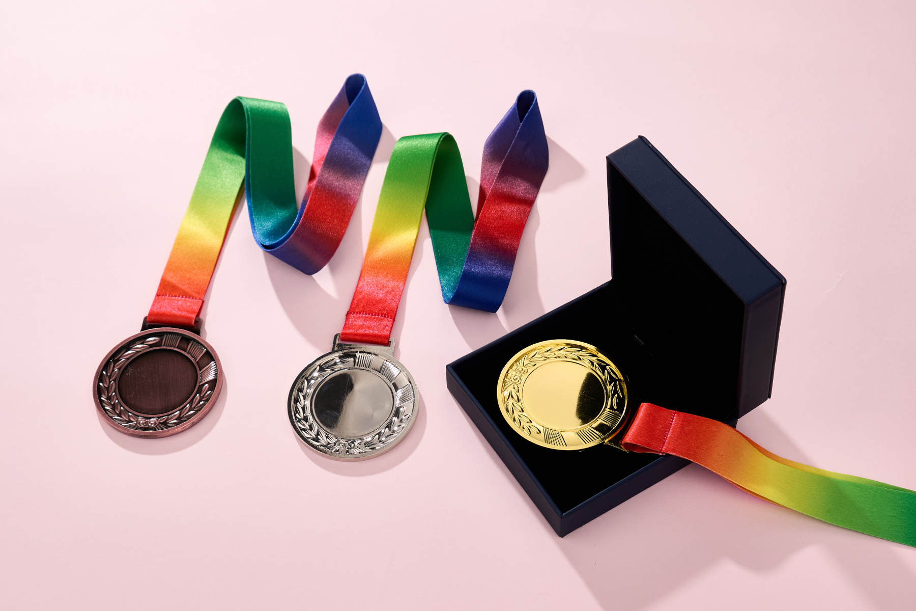 KeyStyle 3 Pcs Sports Medals for Game Basketball Football Soccer Baseball Softball Volleyball Players Medals for Team