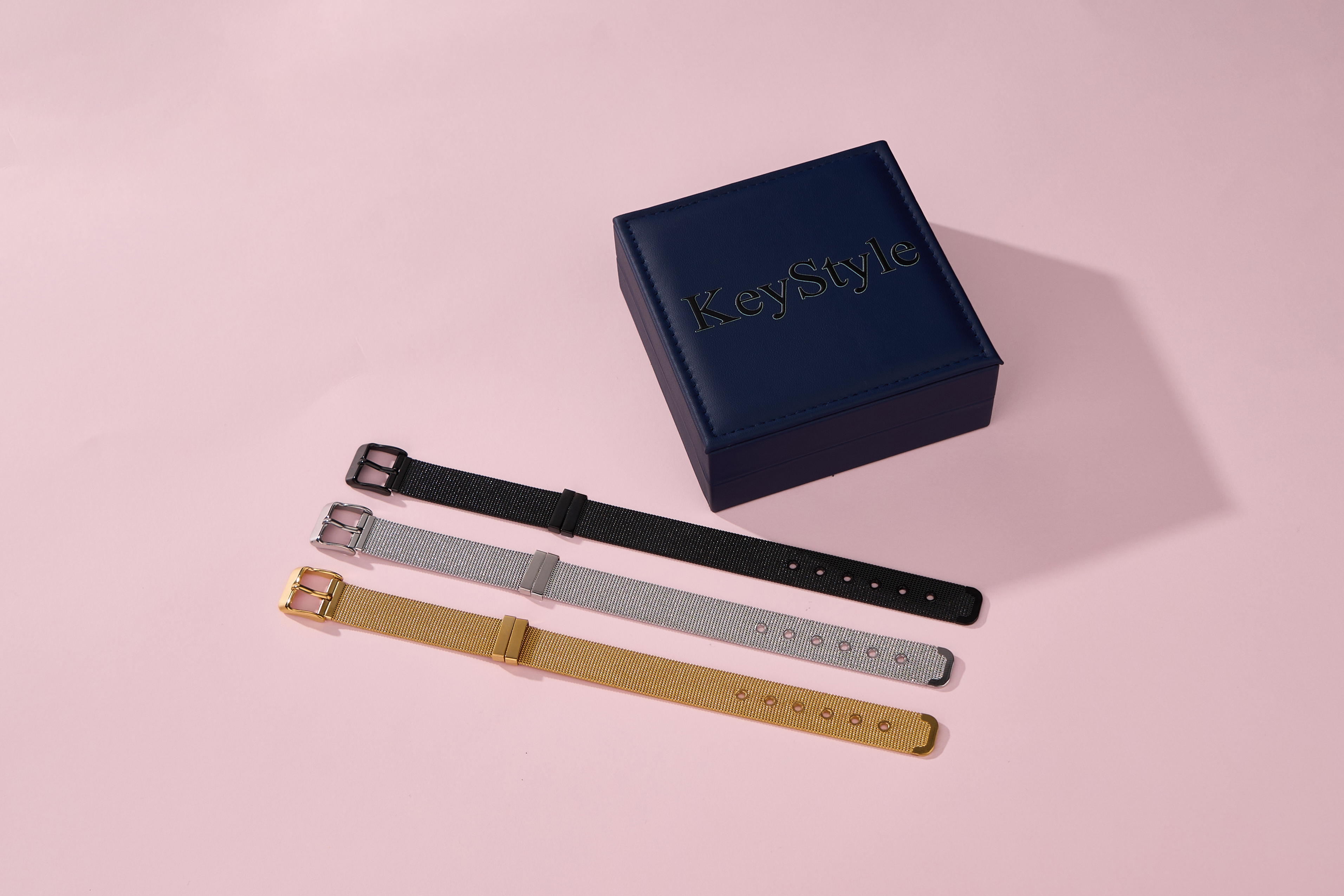 KeyStyle Watch Chains Stylish Universal Metal Strap for Watch with Gift Case