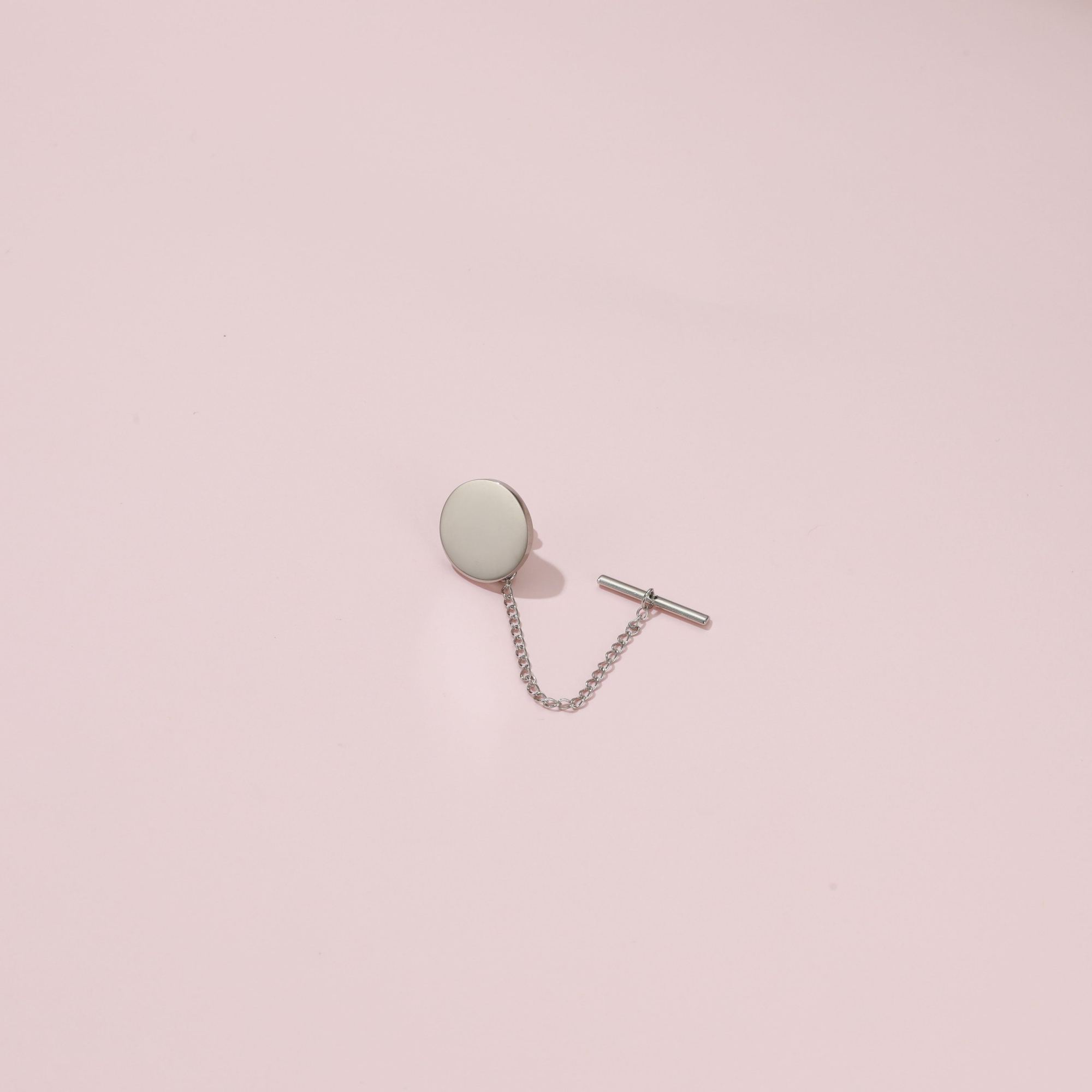 KeyStyle Tie Pins With Chain for Men Regular Ties, Wedding Business Anniversary Tie Pins