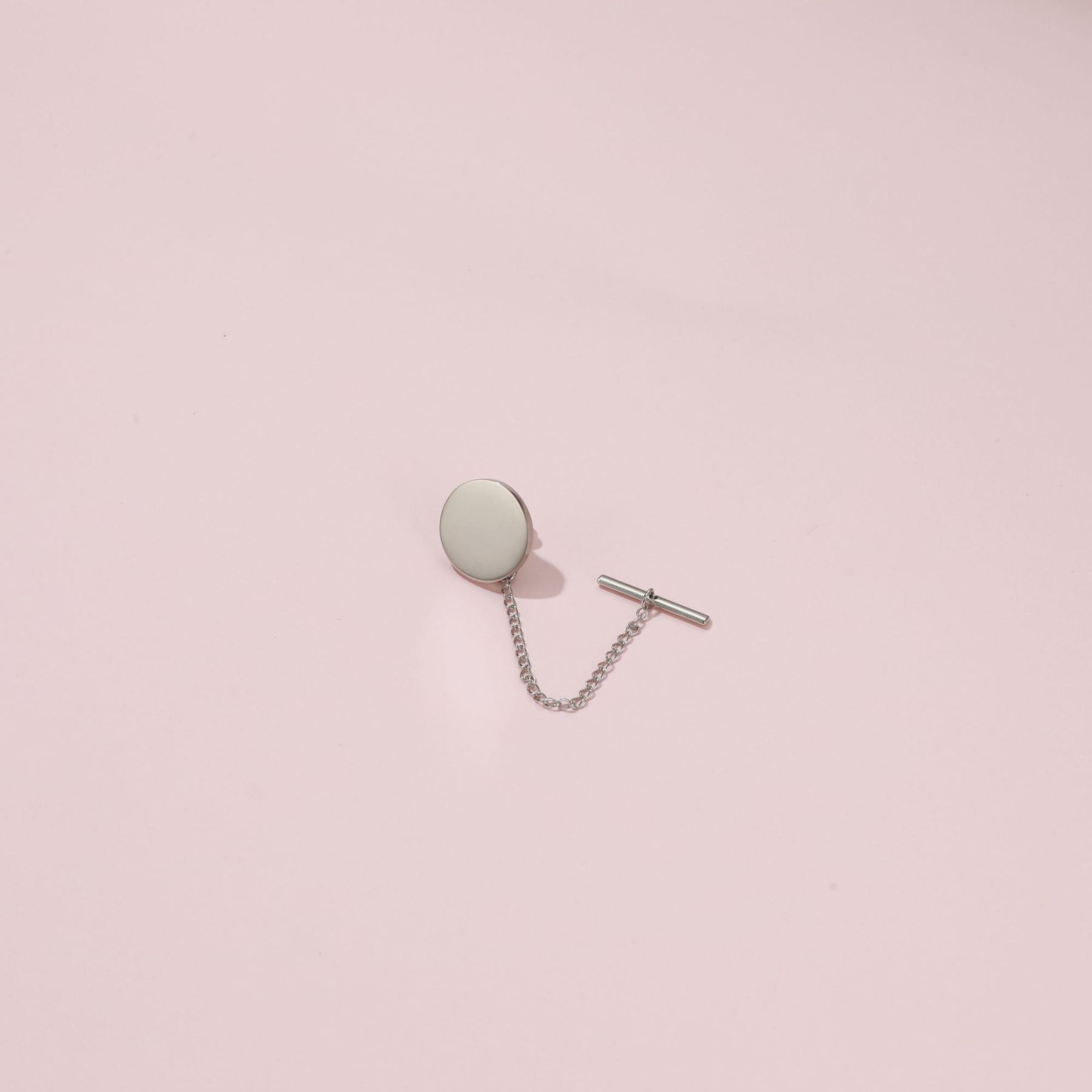 KeyStyle Tie Pins With Chain for Men Regular Ties, Wedding Business Anniversary Tie Pins