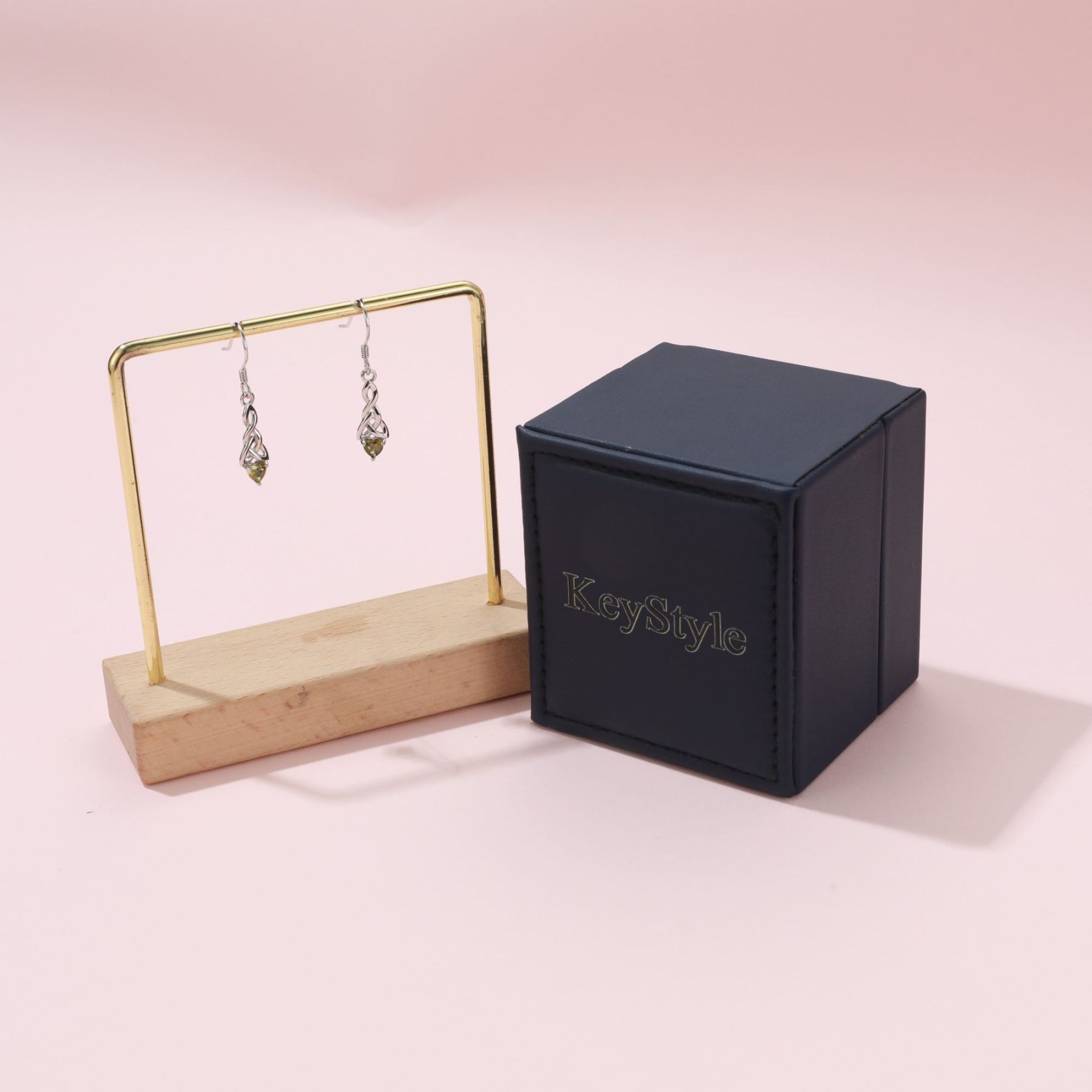 KeyStyle Birthstone Earrings for Women, Anniversary Jewelry for Her, Birthday Gifts Earrings for Mother Daughter