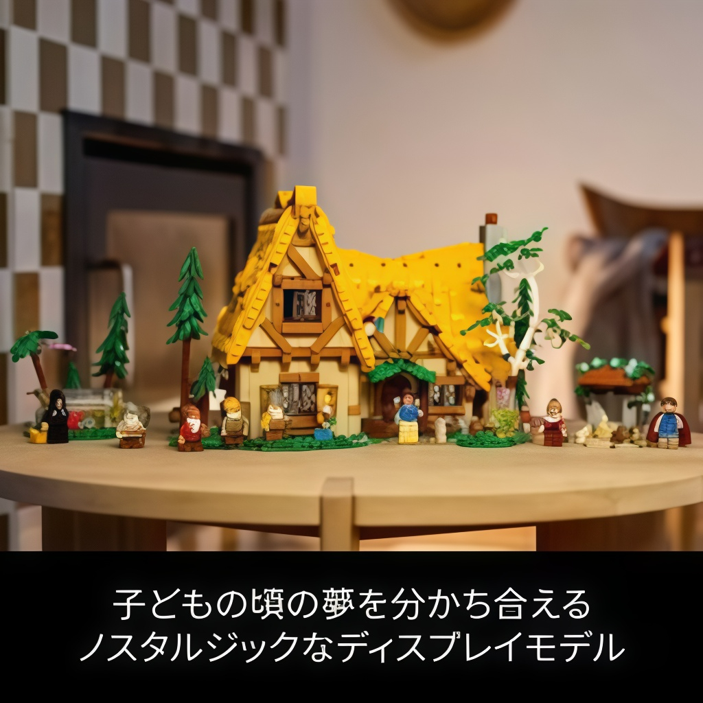 【流通 限定商品】 レゴ ディズニープリンセス 白雪姫と７人のこびとが住む森の家 43242  【大好きなキャラクターといっしょに】【大人ファンのためのコレクターズアイテム】【誕生日やクリスマスプレゼントに】