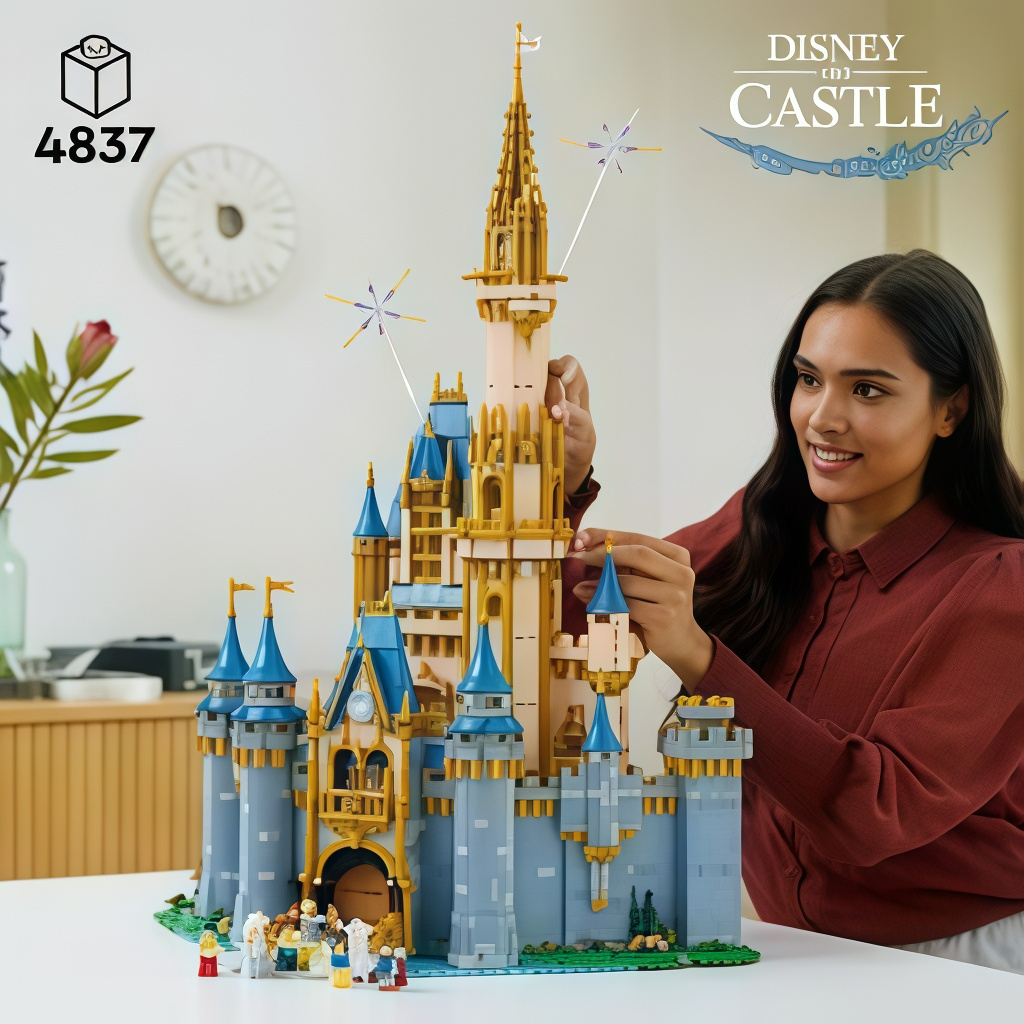 流通 限定商品】 レゴ ディズニー ディズニー キャッスル 43222  【大好きなキャラクターといっしょに】【大人ファンのためのコレクターズアイテム】【誕生日やクリスマスプレゼントに】