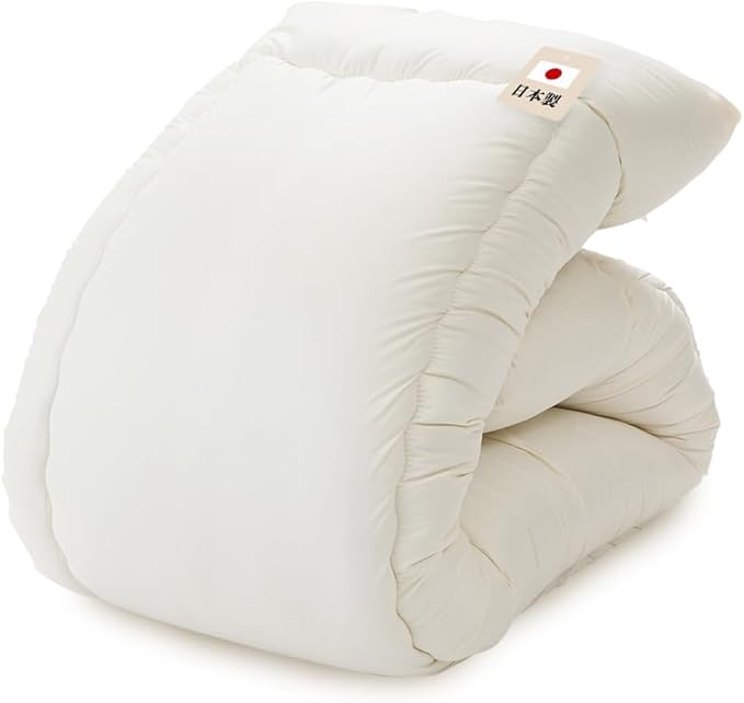 アリスプラザ 洗える掛け布団 日本製 ネイビーブルー シングルサイズ 丸洗いOK 軽量(2.4kg) 抗菌防臭 防ダニ加工 一年中使える 幅約150mm×奥行約210mm×高さ約8mm ポリエステル100％ 速乾性 あったか快適