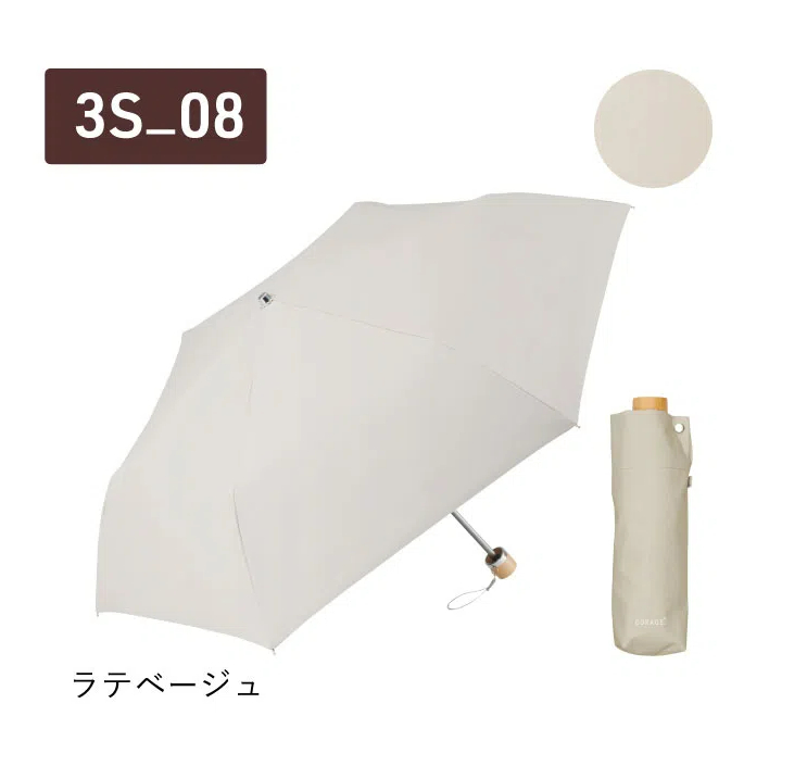 【Waterfront 公式】表面温度差40℃の遮熱効果 最高水準 日傘 COKAGE+ 3段 折りたたみ 完全遮光生地使用 東レ サマーシールド UVカット 遮熱 レディース傘 紫外線対策 日焼け対策 折り畳み コンパクト 晴雨兼用 軽量 超撥水