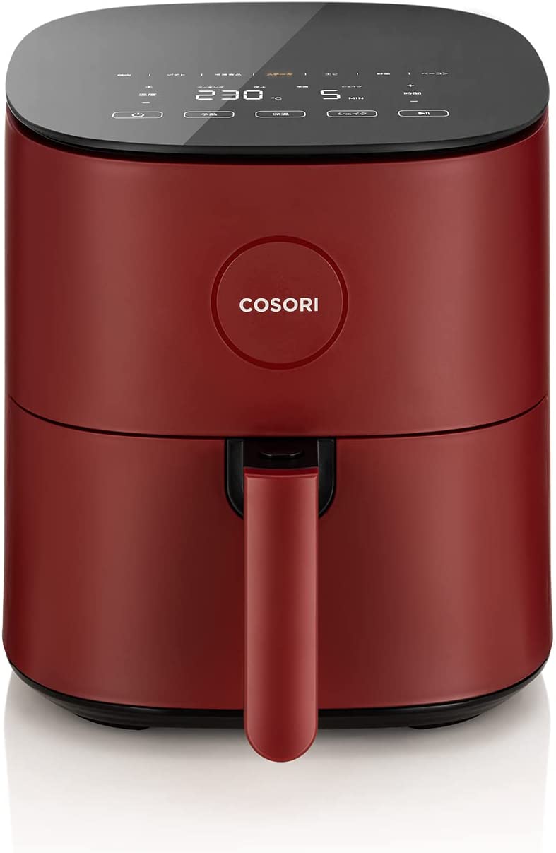 COSORI ノンフライヤー CAF-L501-KJP 4.7L大容量 電気フライヤー ノンオイル フライヤー 卓上 LEDディスプレイ タッチパネル タイマー 温度調整 レシピ付き 家庭用 送料無料[メーカー保証2年]