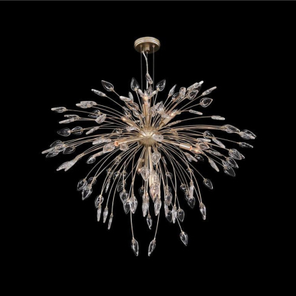 John Richard Reveille: Crystal Constellation Seven-Light Pendant Chandelier