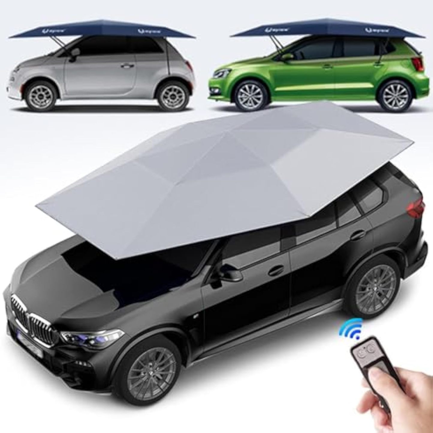 🚙4.2M/4.8M/5.2M Fully Automatic Mobile Canopy, Car Sunshade to Prevent Sun and Falling Objects