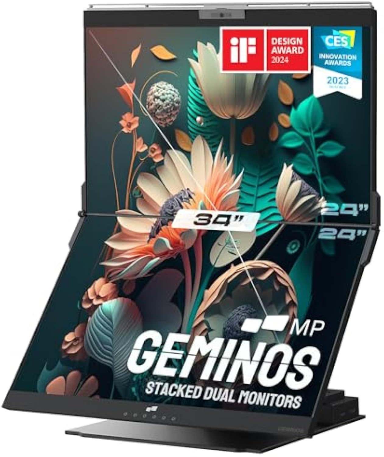 🖥️Mobile Pixels Geminos 2 x 24 inch FHD Stacked Computer Monitor