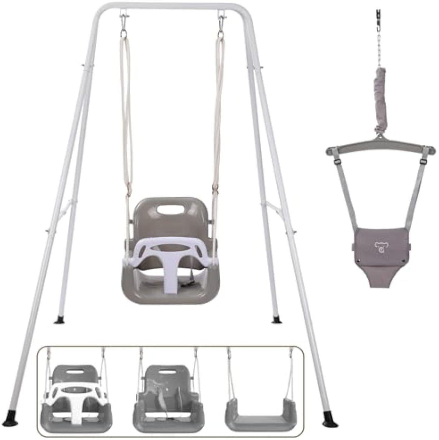 👼Taleco Gear 2 in 1 Toddler Swing & Jumper, Swing Set for Indoor/Outdoor,Baby Jumpers and Bouncers
