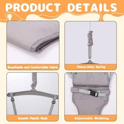 👼Taleco Gear 2 in 1 Toddler Swing ＆ Jumper, Swing Set for Indoor/Outdoor，Baby Jumpers and Bouncers