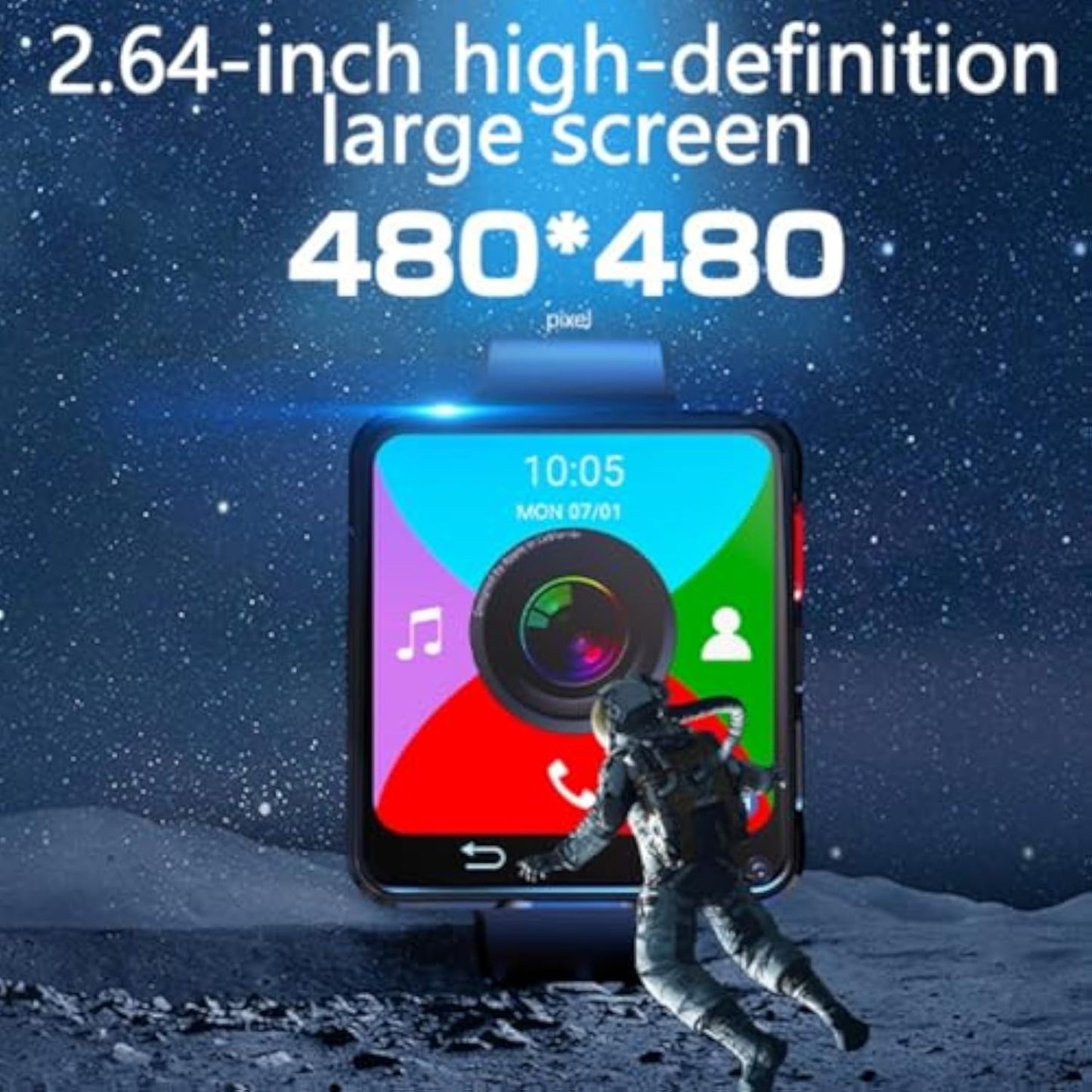 ⌚AIEK 4G Smart Watch Phone Sports Watch for Men