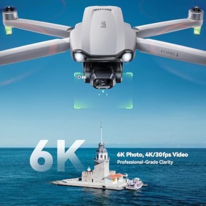 ✈Ruko F11PRO 2 Drone with 6K Camera for Adults, 3-Axis Gimbal, 4K/30fps Video