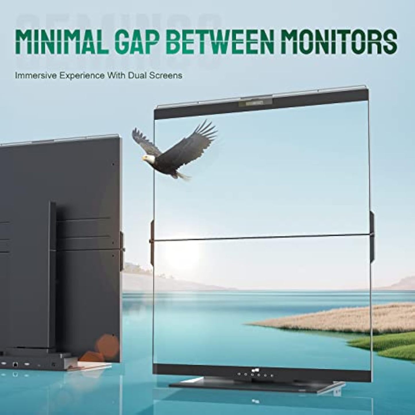🖥️Mobile Pixels Geminos 2 x 24 inch FHD Stacked Computer Monitor
